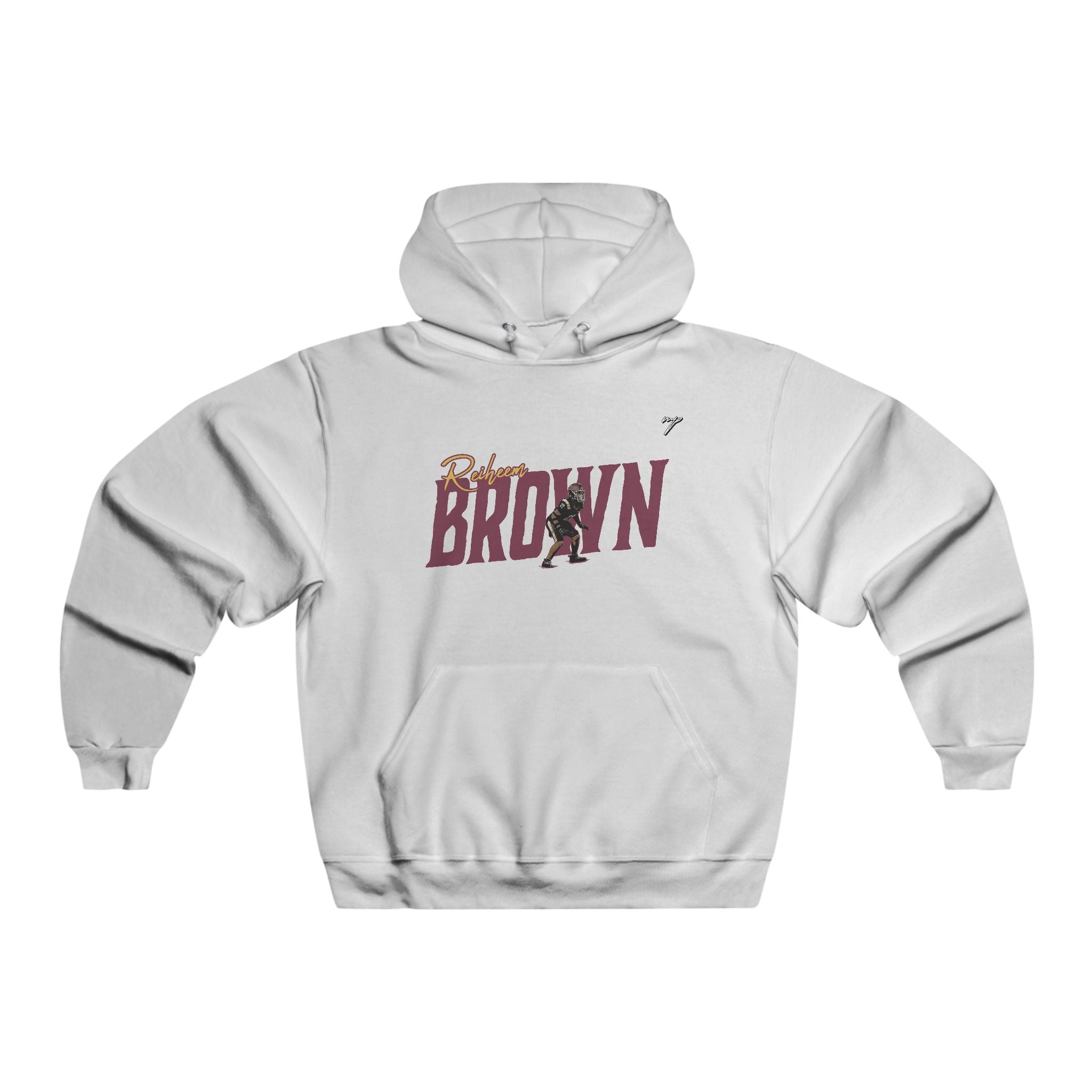Reiheem Brown Vintage Hoodie