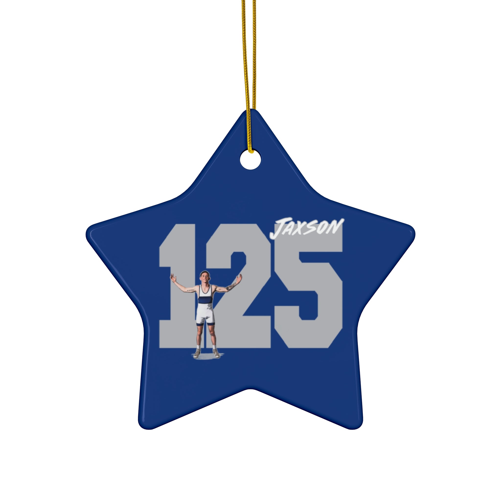 Jaxson Irvine Ceramic Ornament
