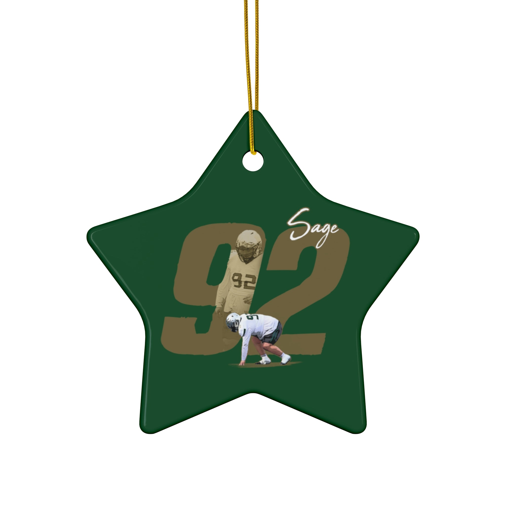 Dakota Sage Ceramic Ornament