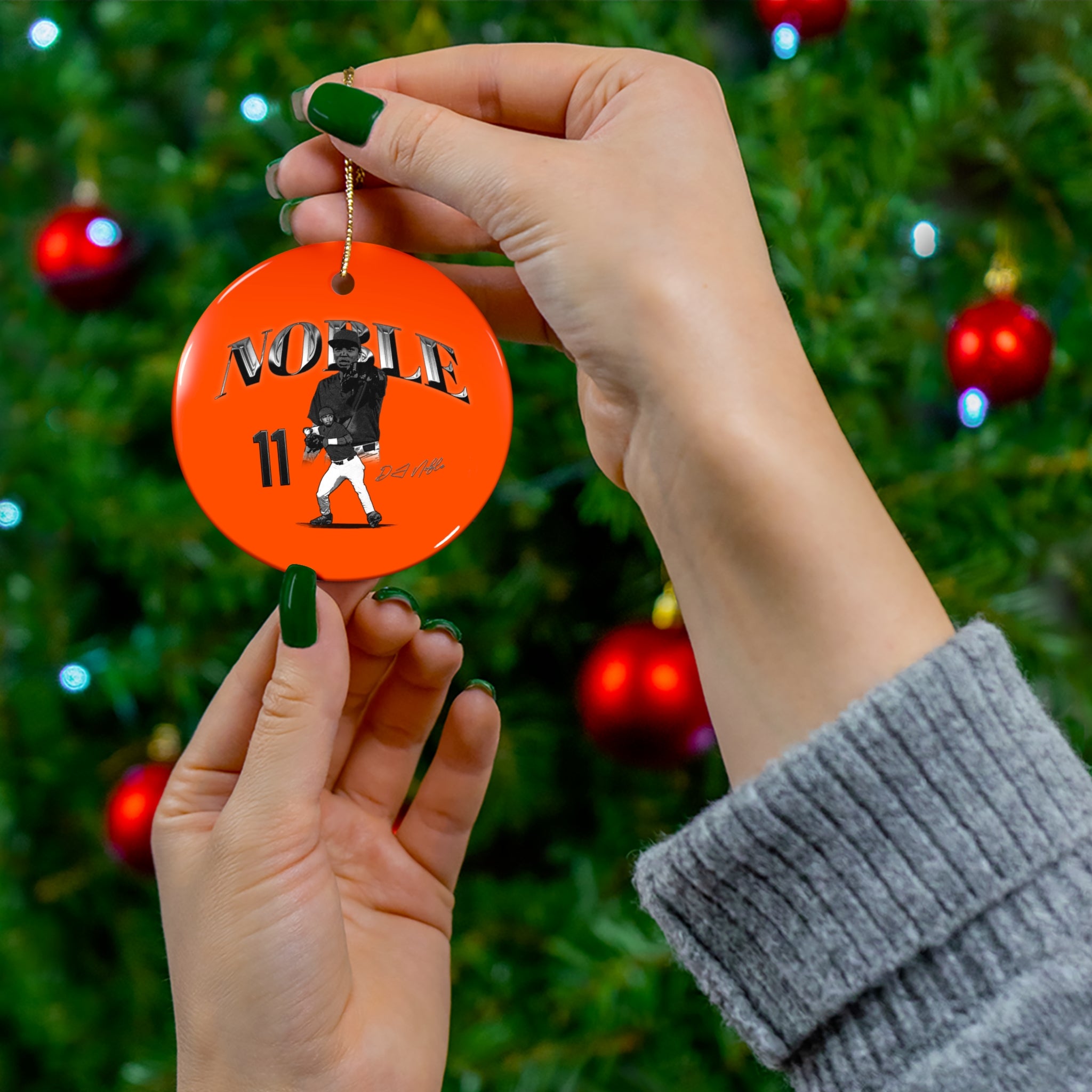 DJ Noble Ceramic Ornament