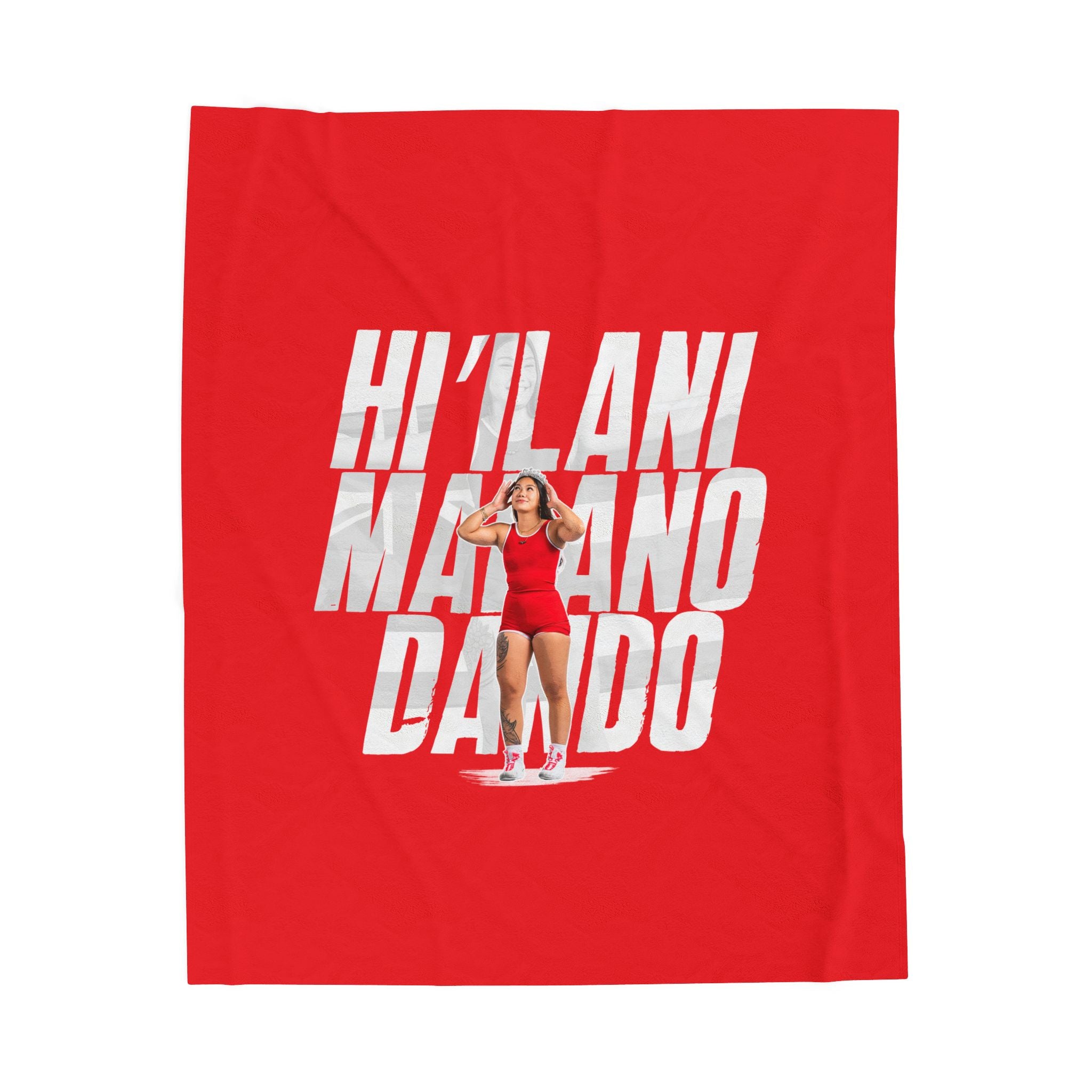 Hi'ilani Malano-Dando Velveteen Plush Blanket