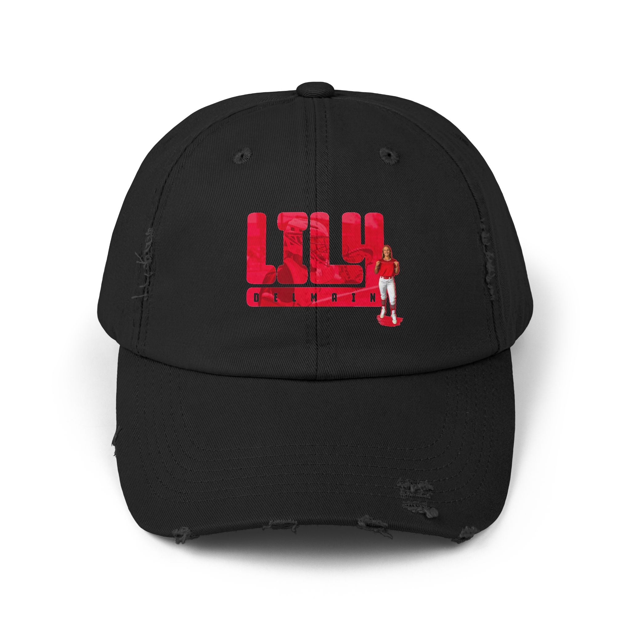 Lily Delmain Distressed Dad Cap