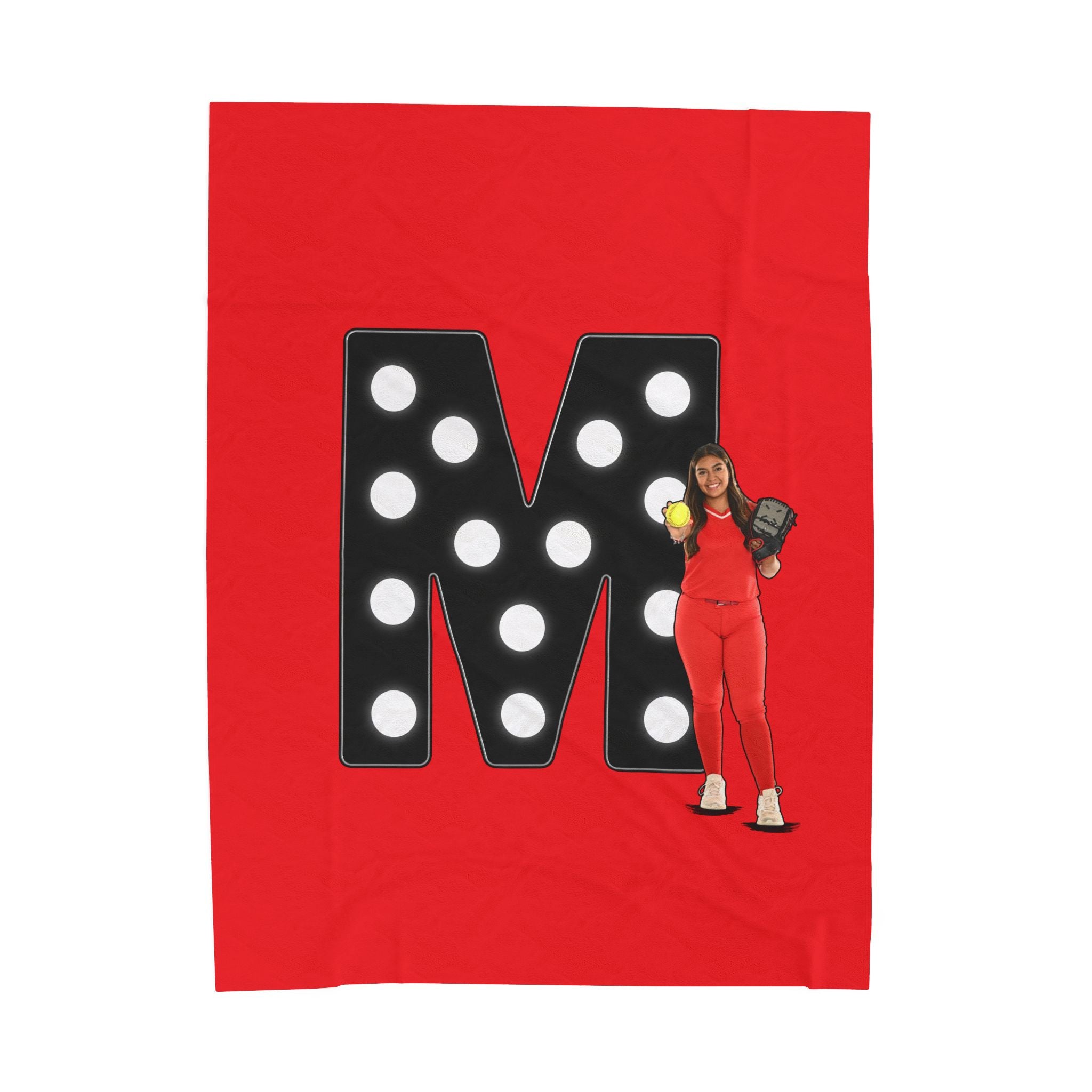 Maddie Mendoza Velveteen Plush Blanket
