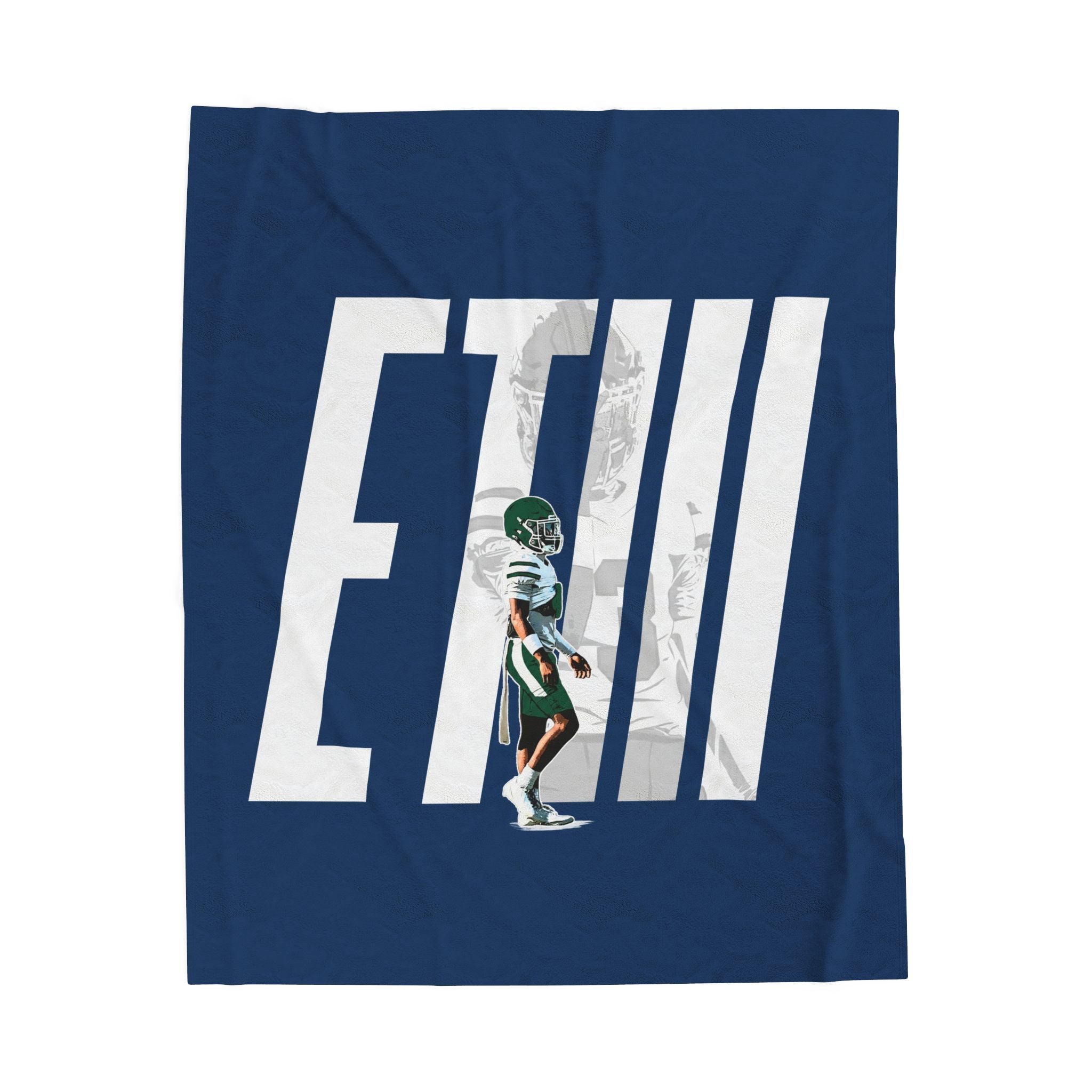 Elliott Turner III Velveteen Plush Blanket