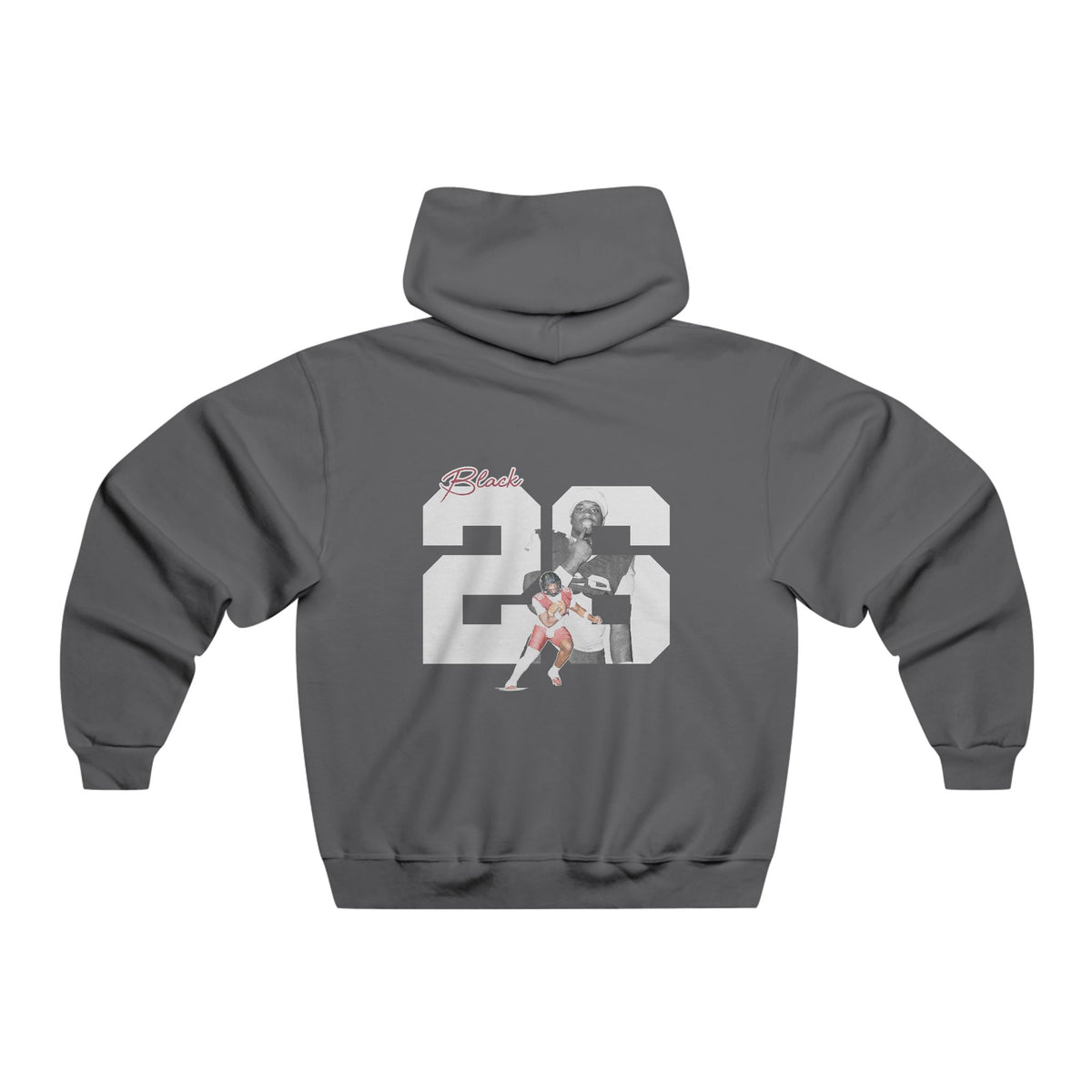 Deuce Black Vintage Hoodie (Front + Back)