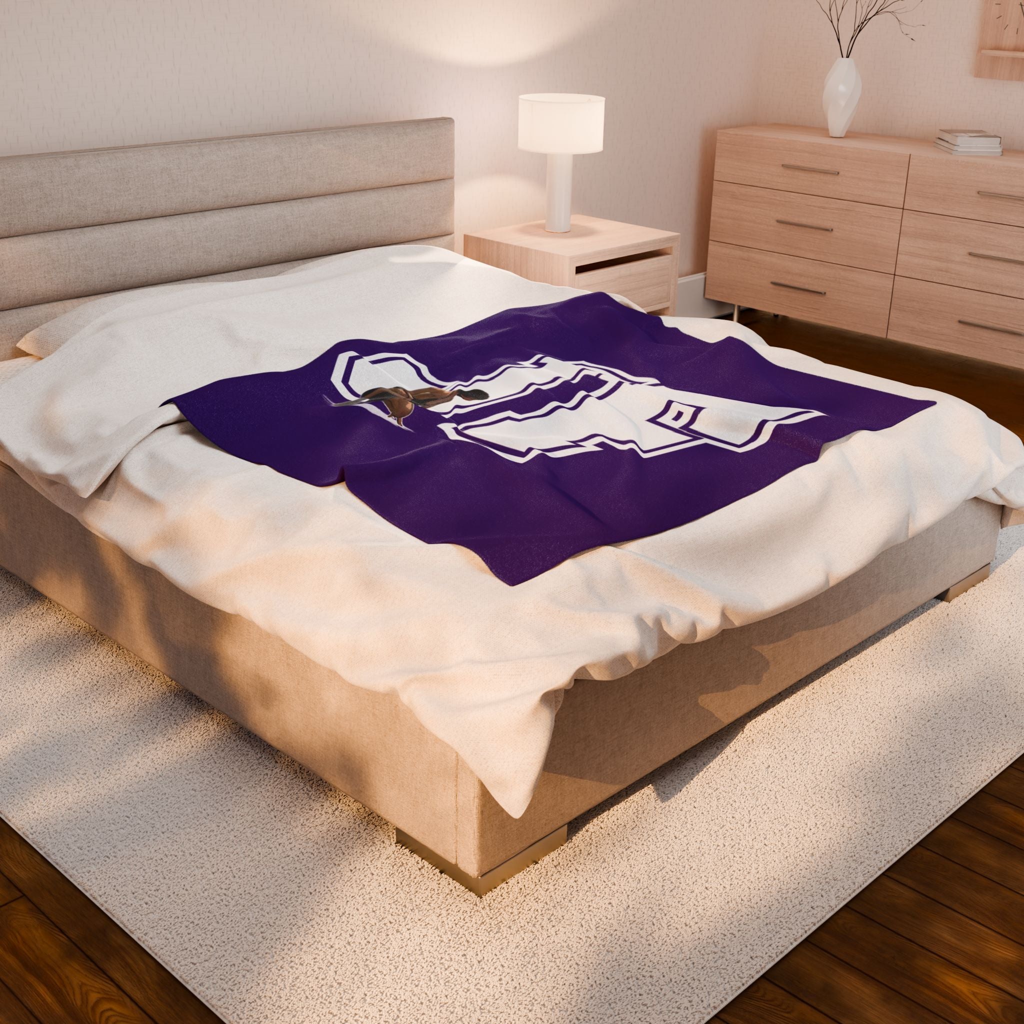Justin Fortugno Velveteen Plush Blanket