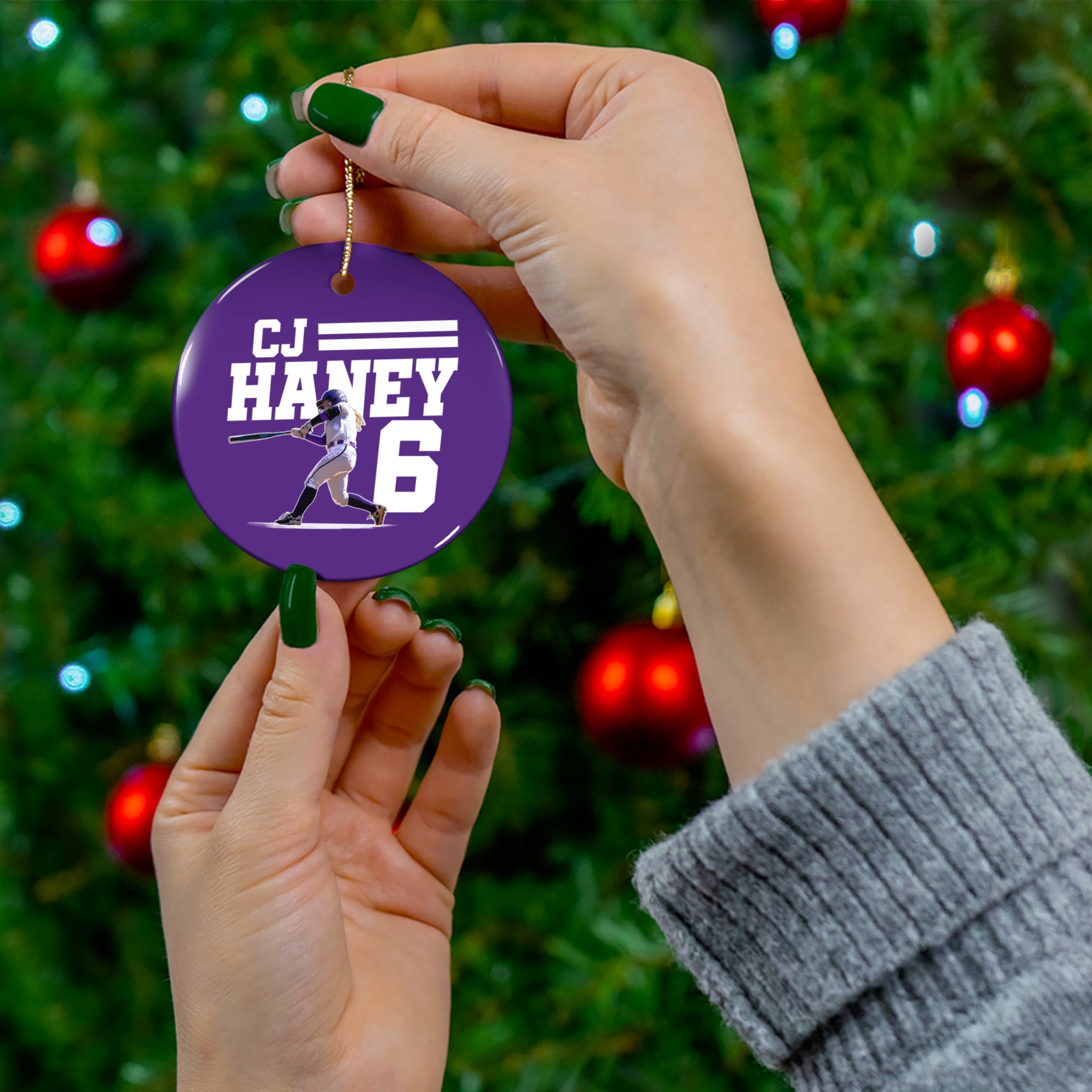 CJ Haney Ceramic Ornament