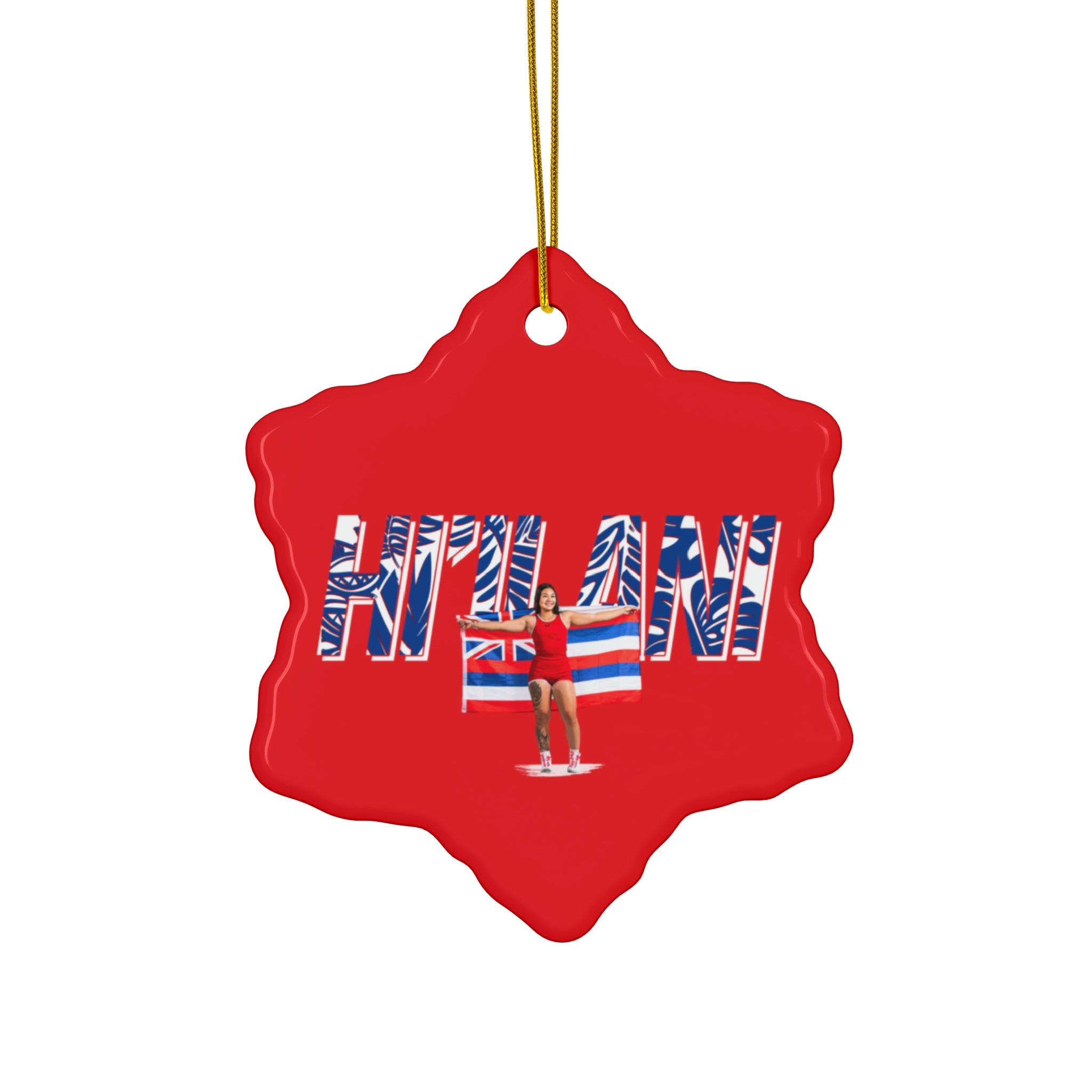 Hi'Ilani Malano-Dando Ceramic Ornament