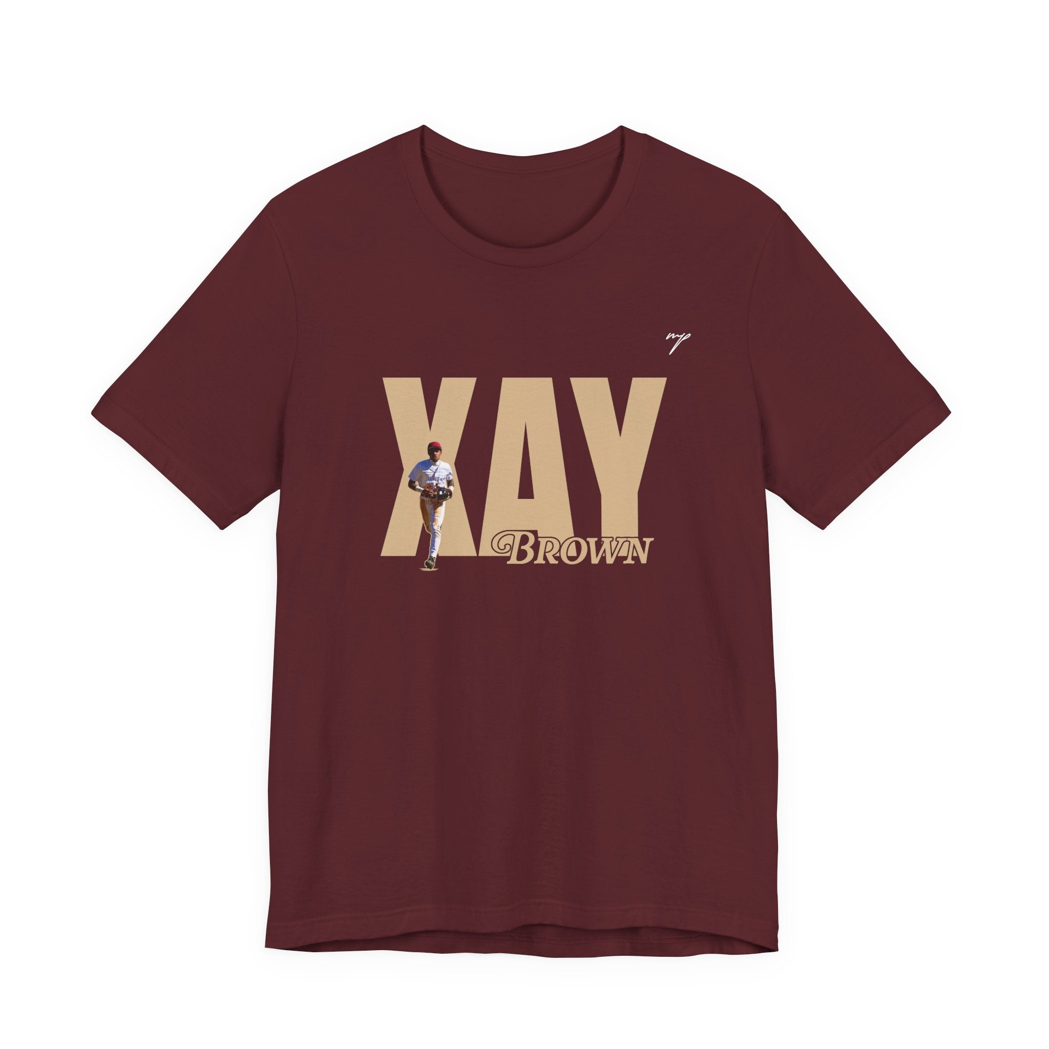 Xay Brown Graphic Tee
