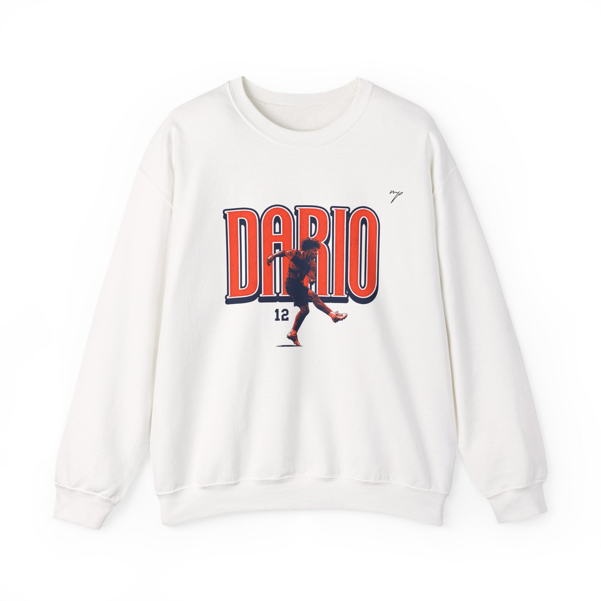Dario White Crewneck