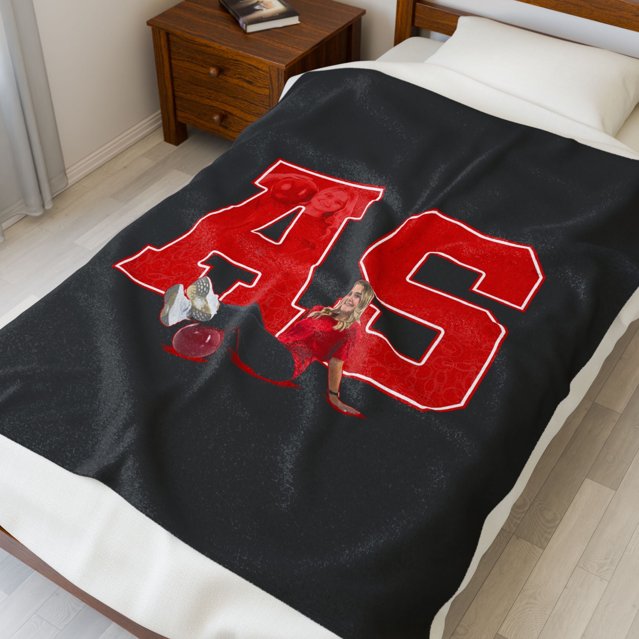 Abigail Starkey Velveteen Plush Blanket