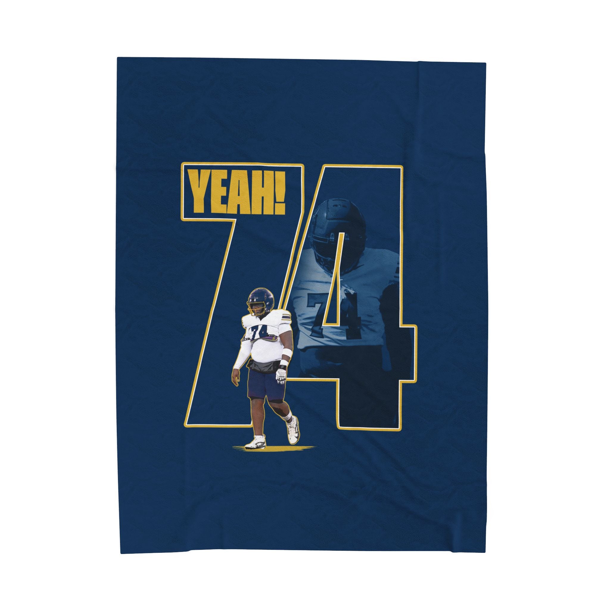 Nasir Yeah Velveteen Plush Blanket