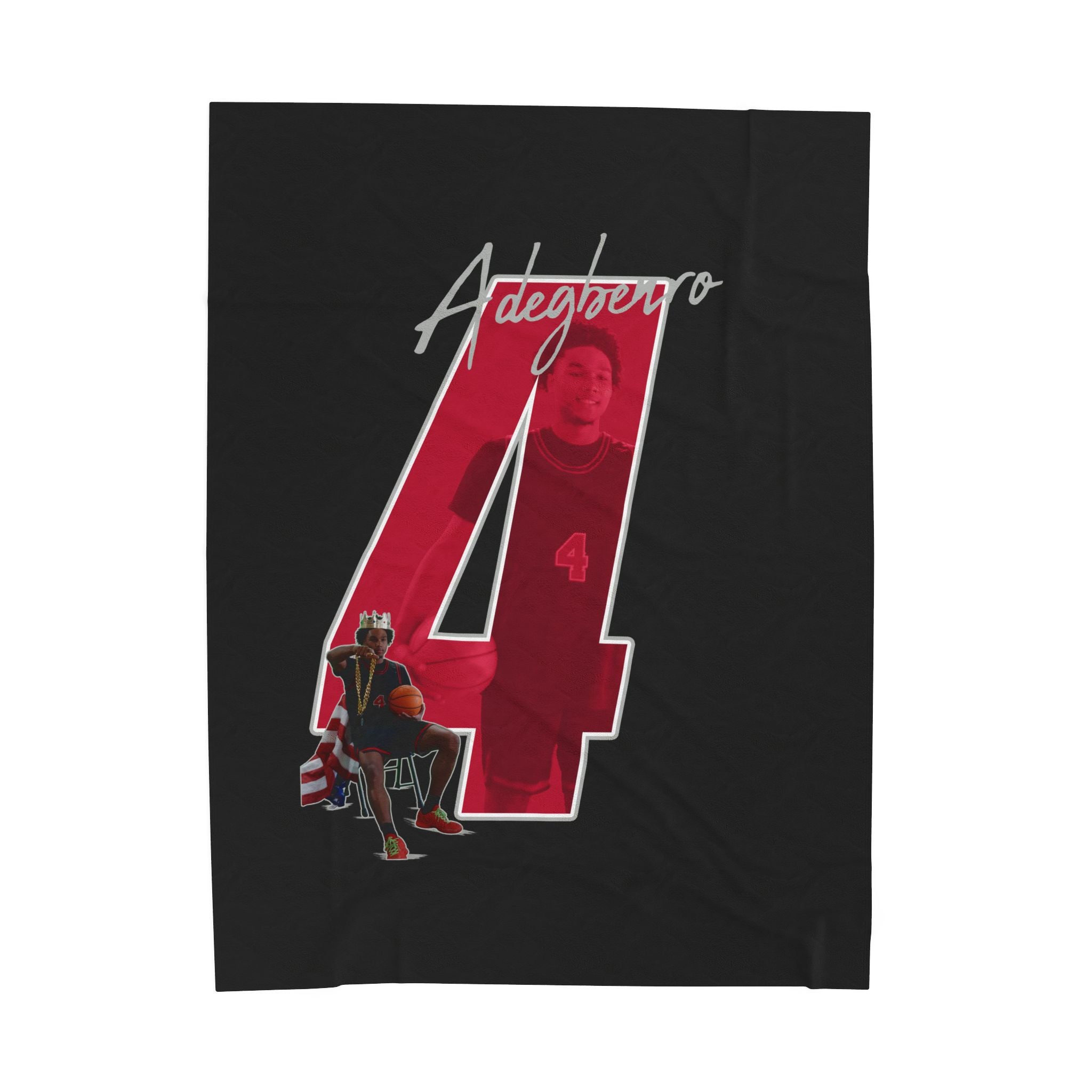 Elijah Adegbenro Velveteen Plush Blanket