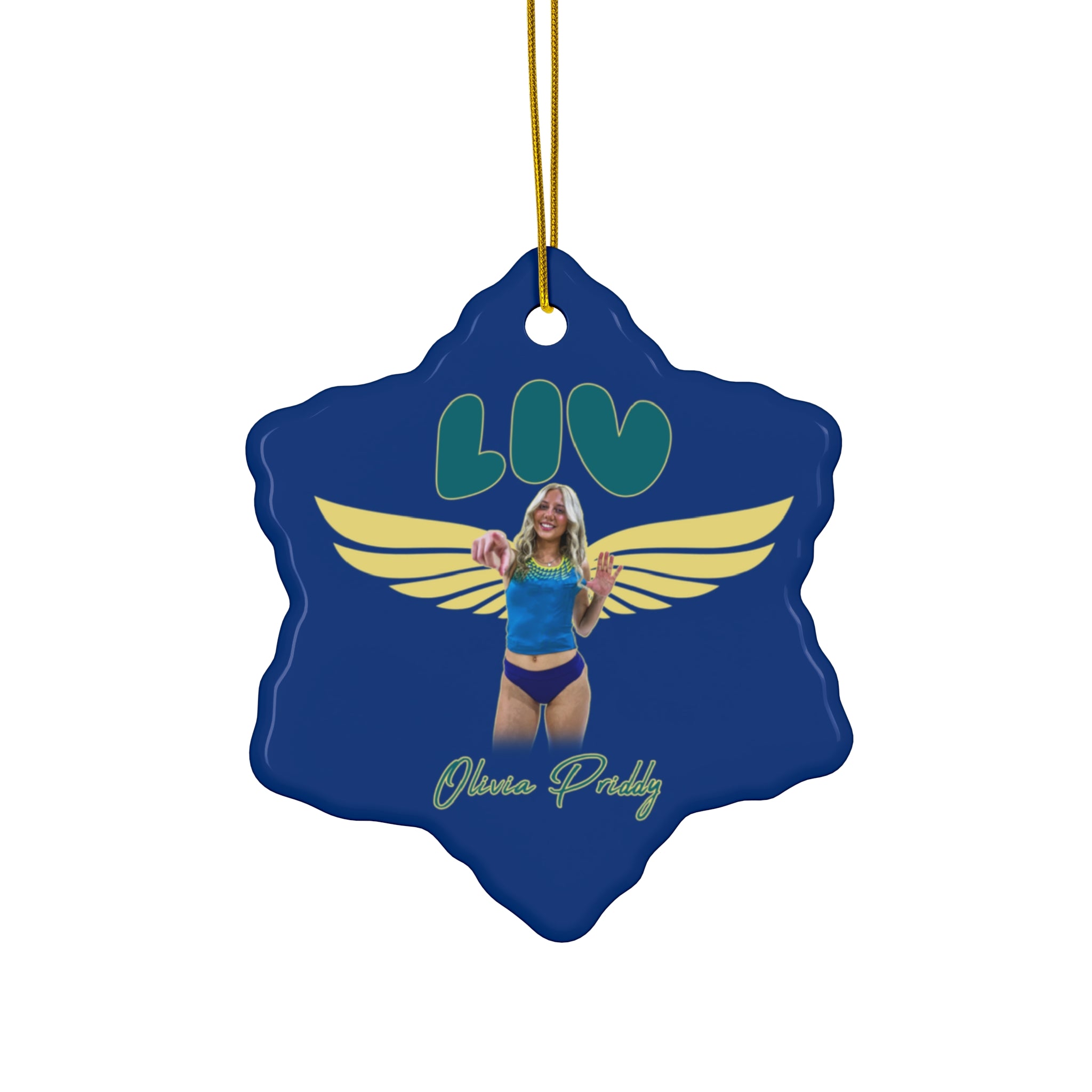 Olivia Priddy Ceramic Ornament