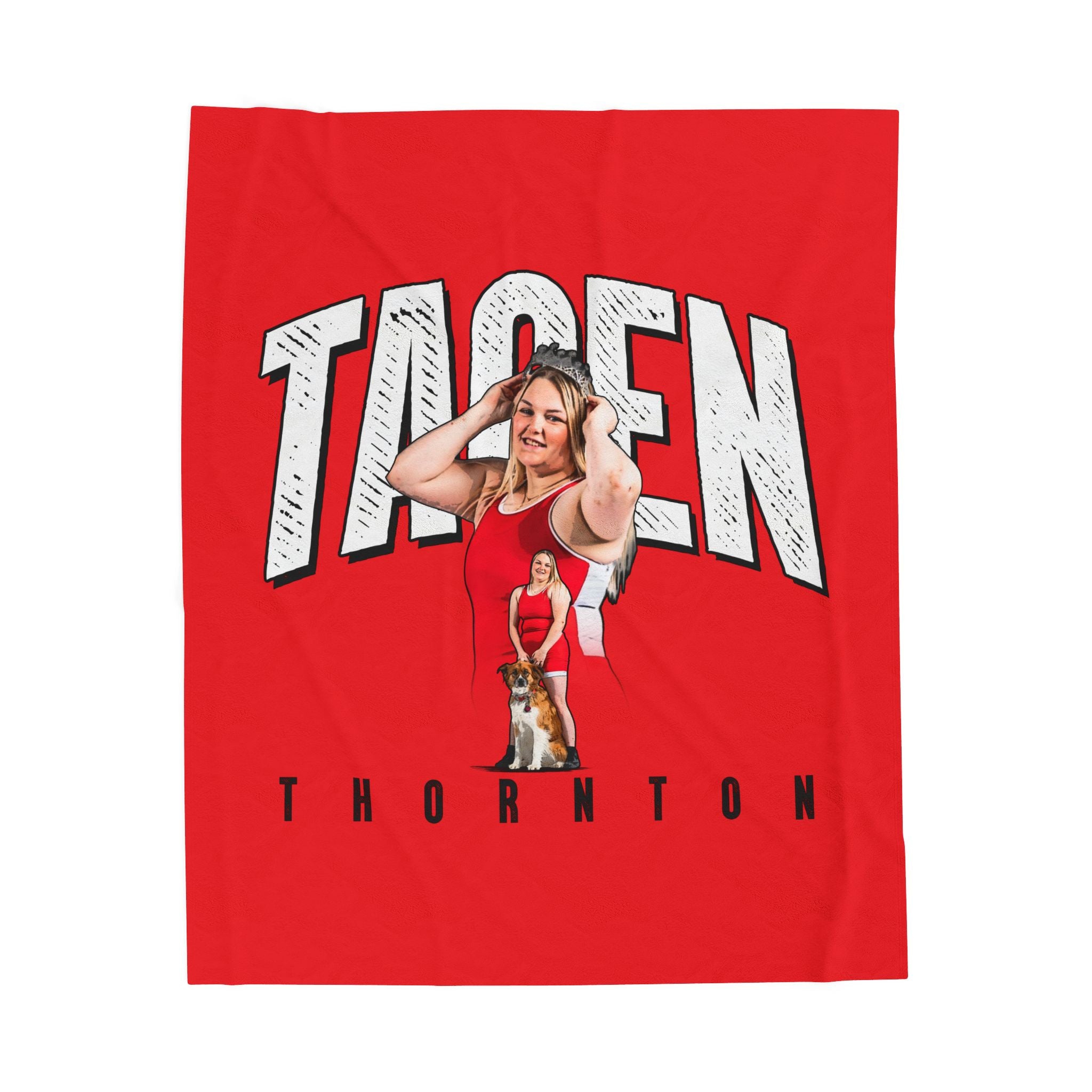 Tagen Thornton Velveteen Plush Blanket