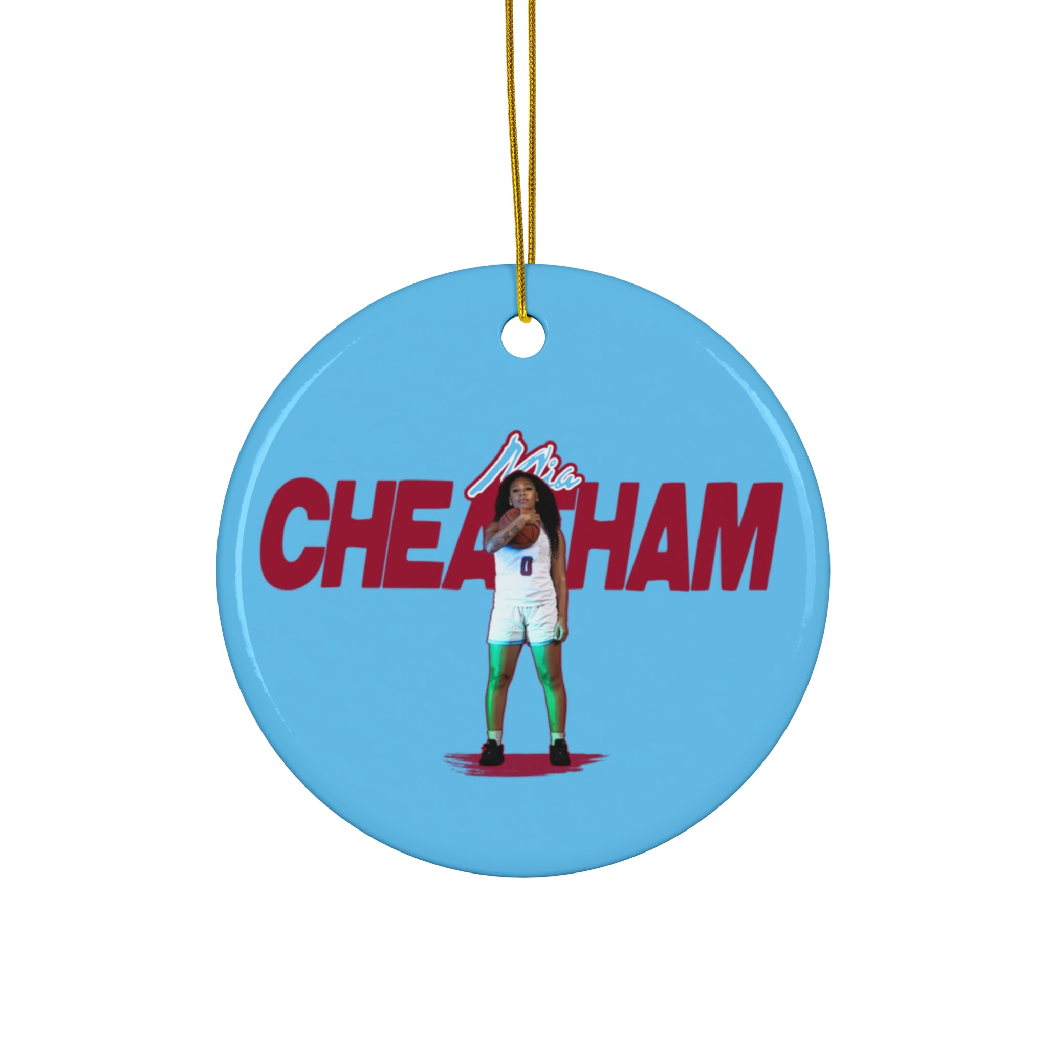 Mia Cheatham Ceramic Ornament