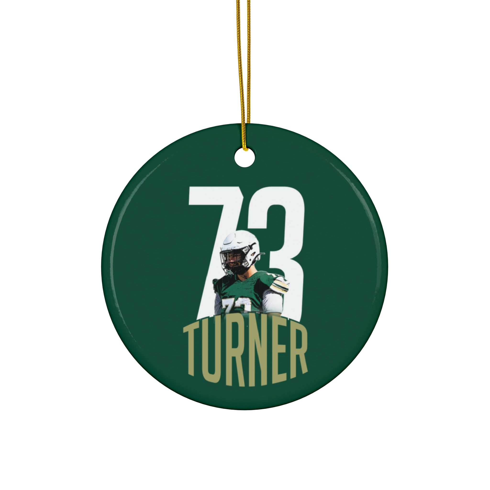 Hunter Turner Ceramic Ornament
