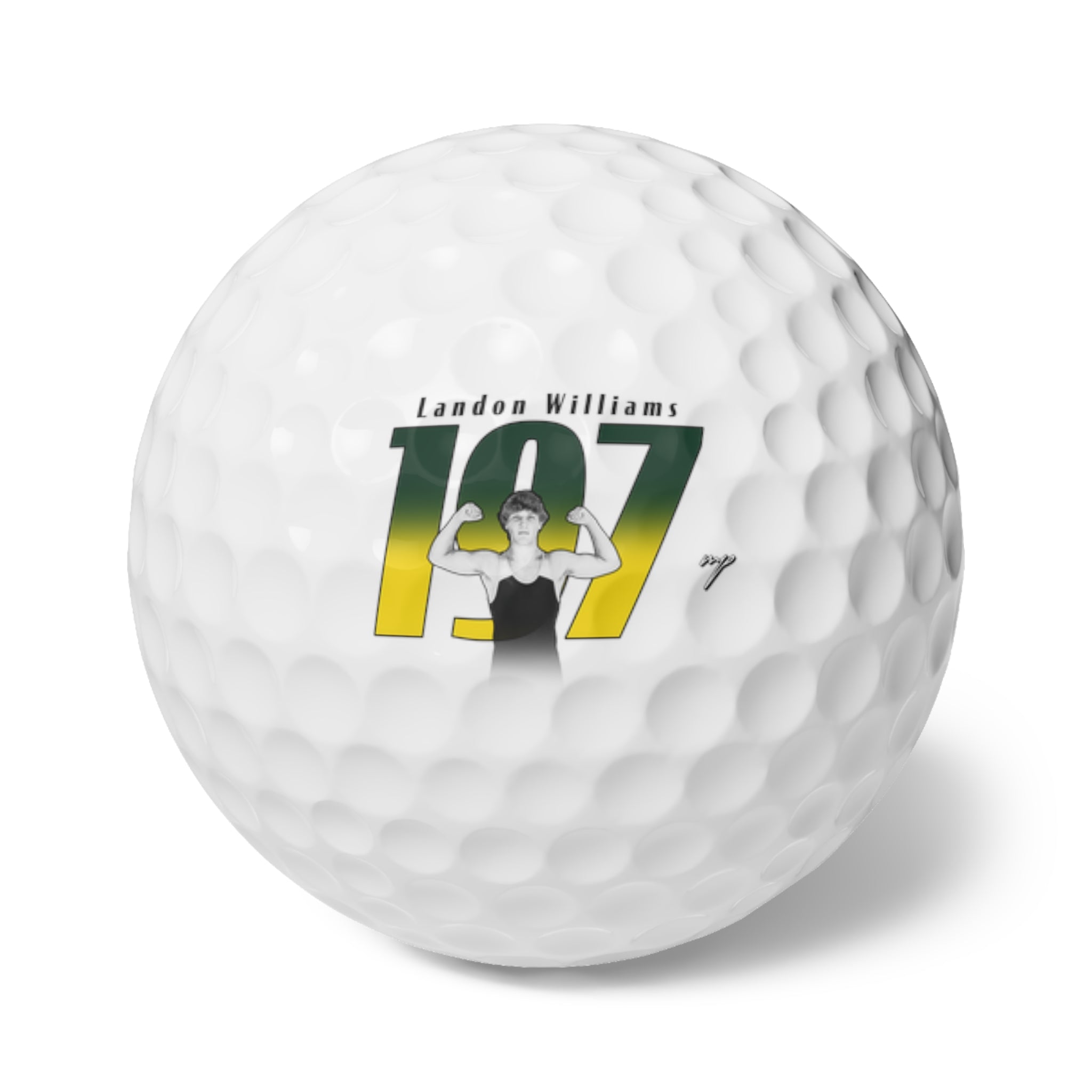 Landon Williams Golf Balls, 6pc