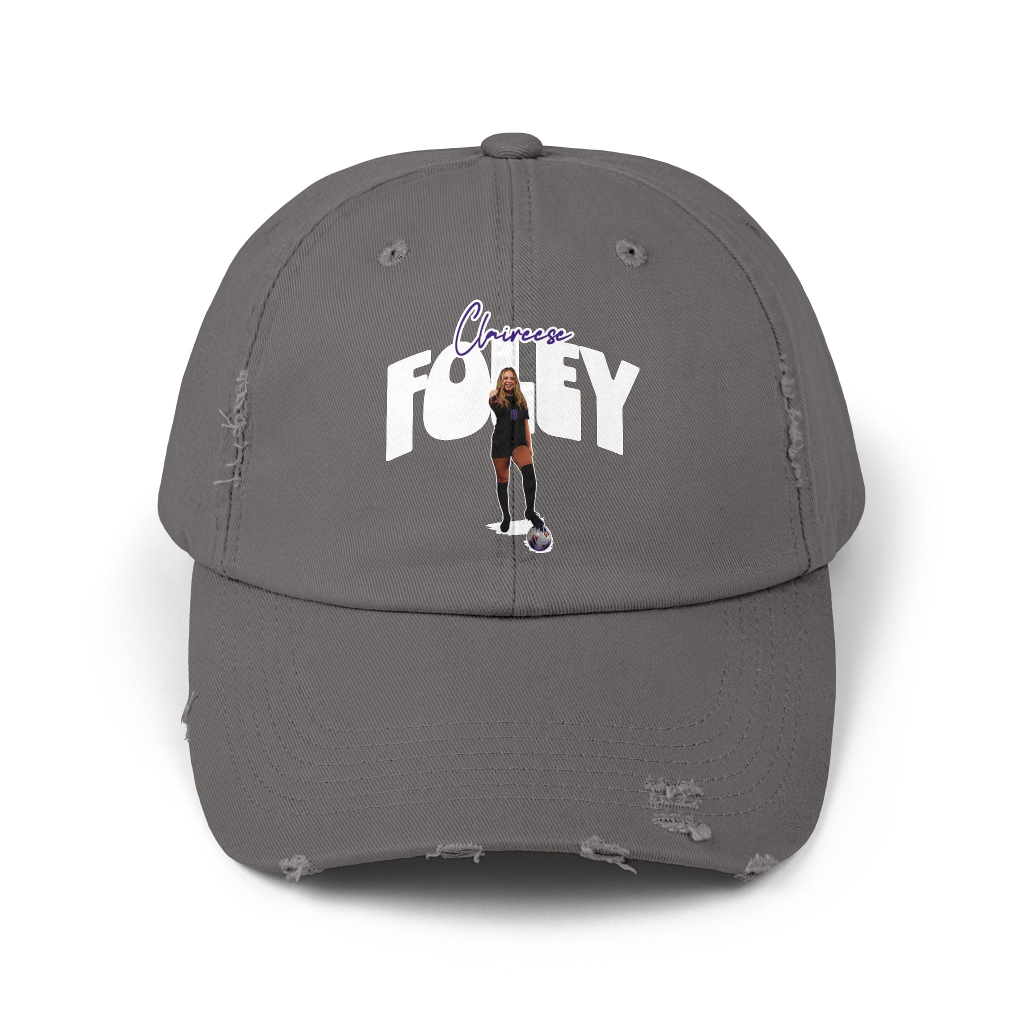 Claireese Foley Distressed Dad Cap