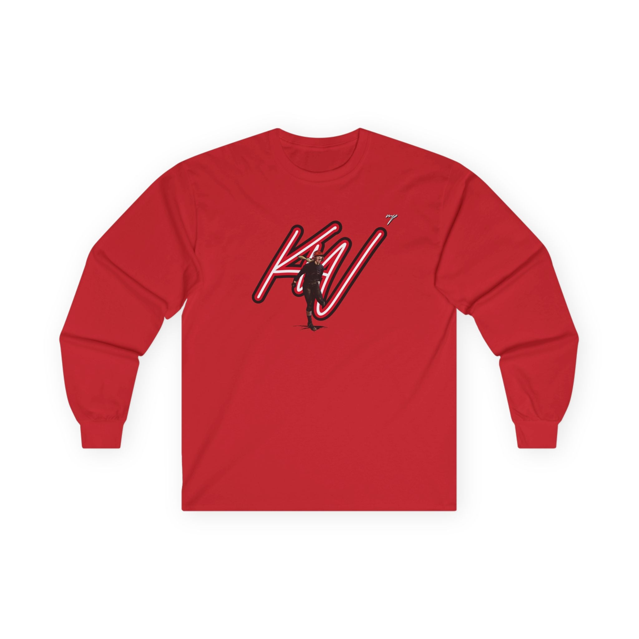 Kendle White Long Sleeve Tee