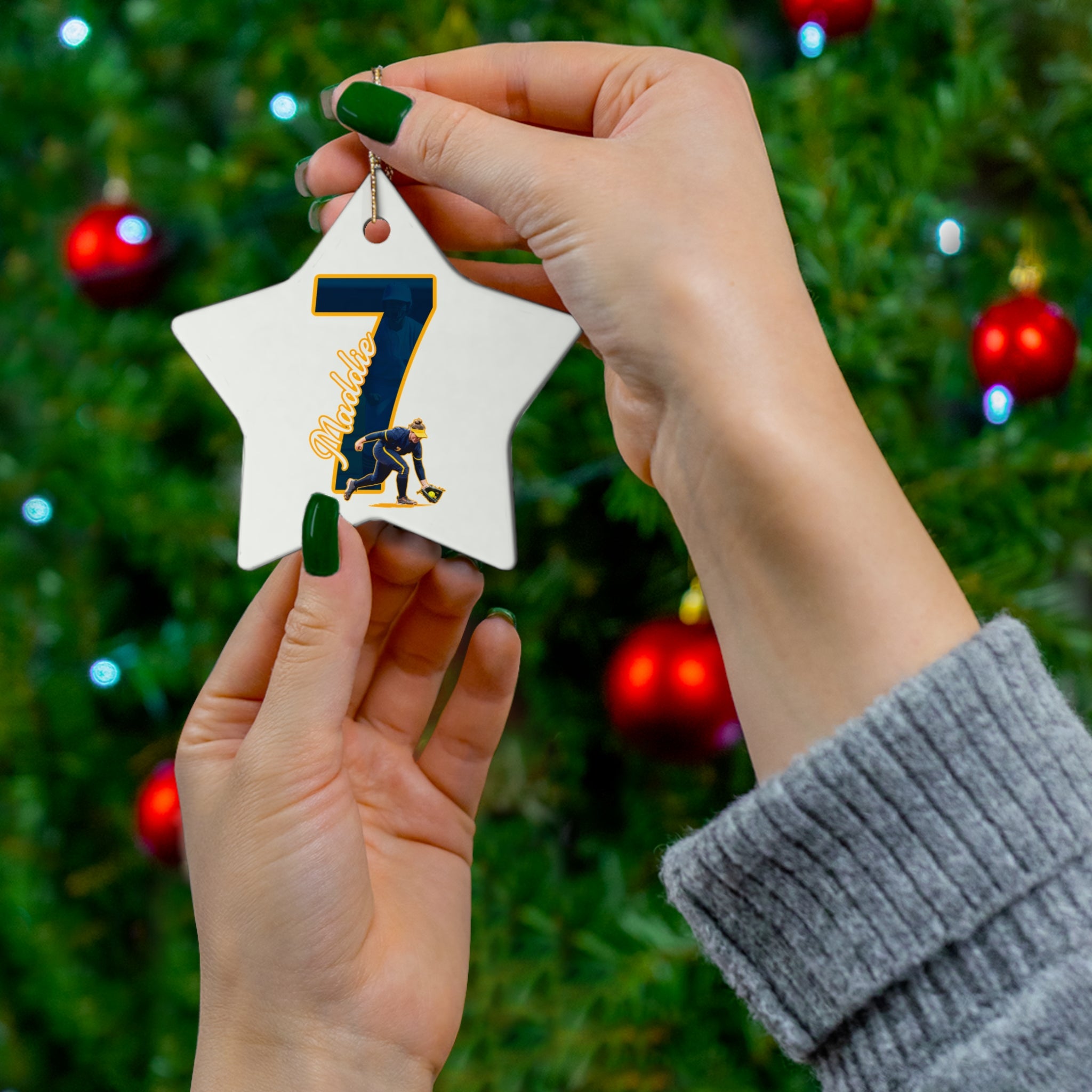Maddie Erickson Ceramic Ornament
