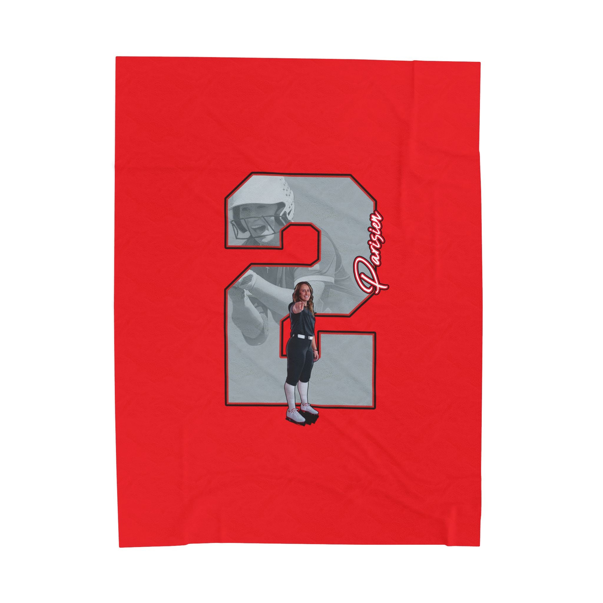 Hadley Parisien Velveteen Plush Blanket