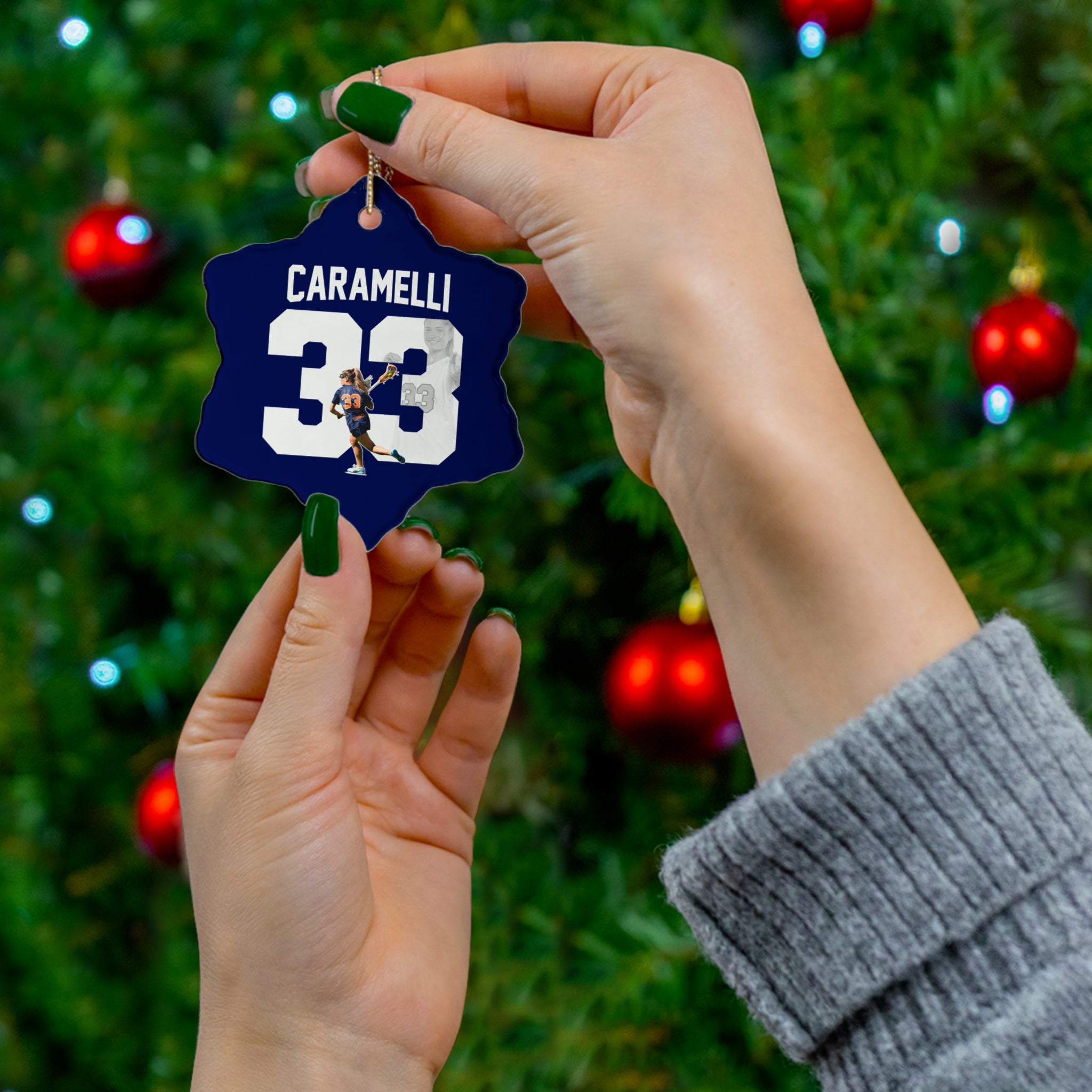 Joely Caramelli Ceramic Ornament