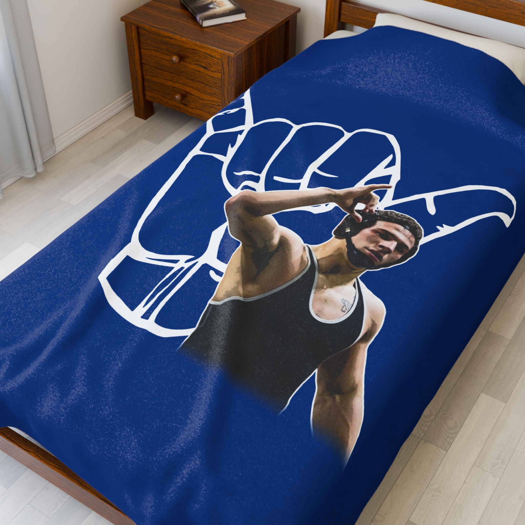 Aidan Wallace Velveteen Plush Blanket