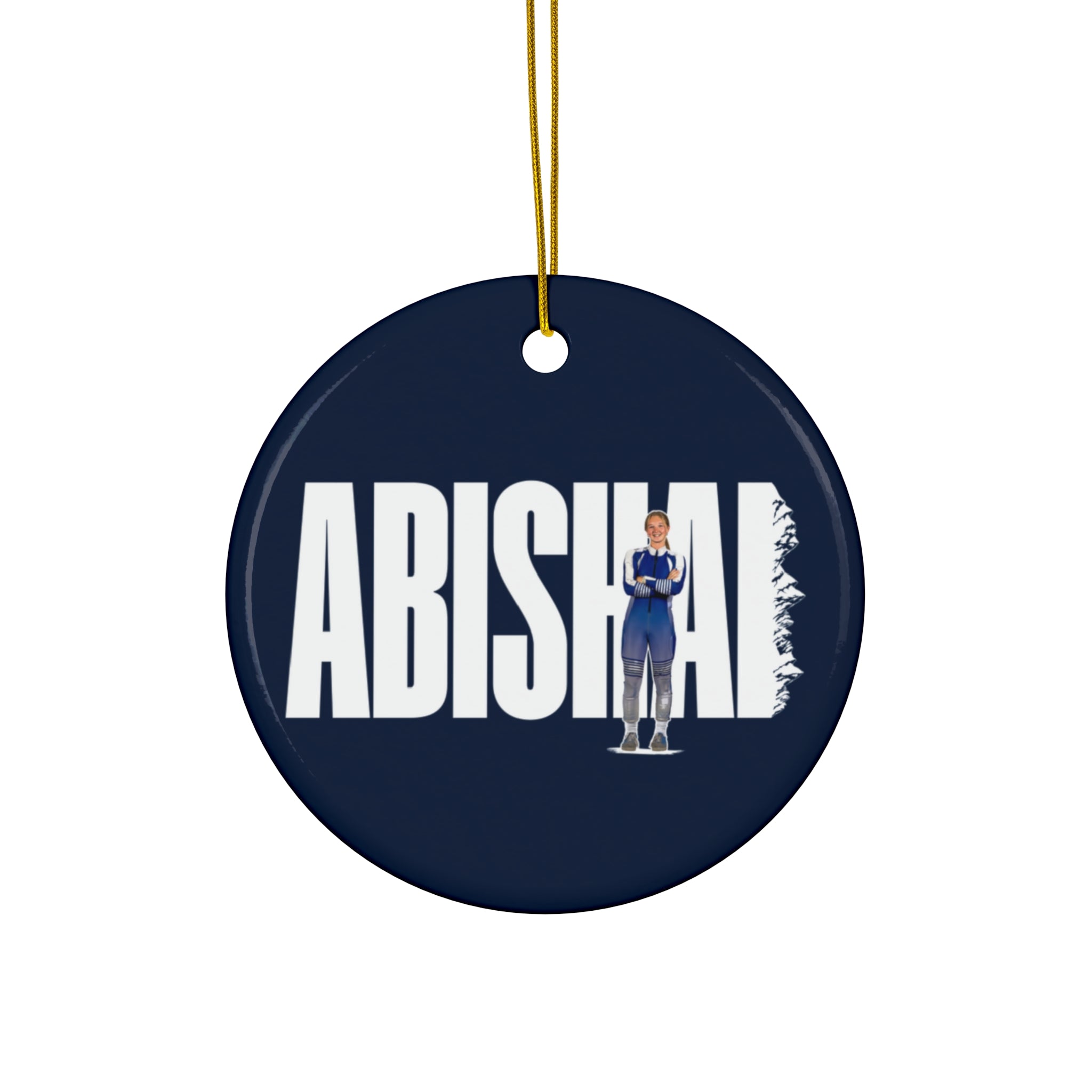 Abishai Corey Ceramic Ornament