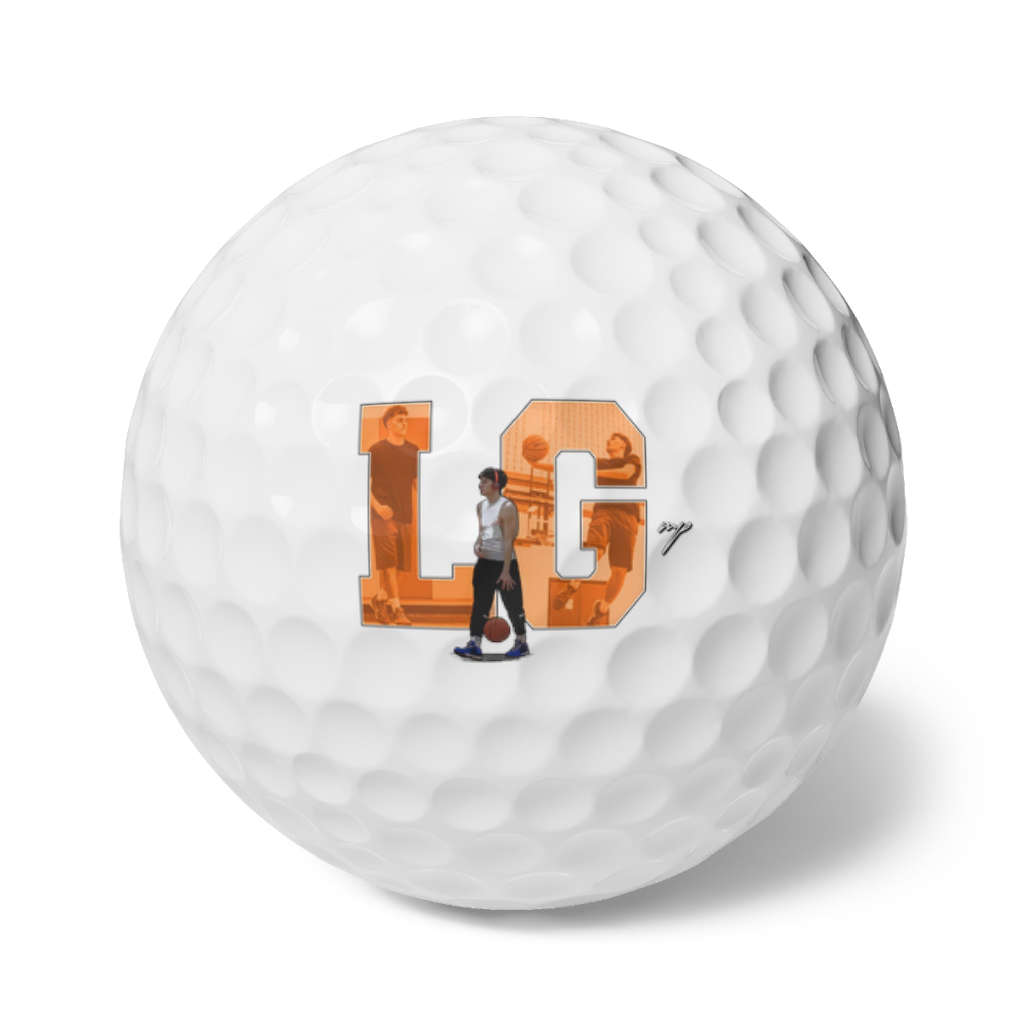 Levi Glick Golf Balls, 6pc
