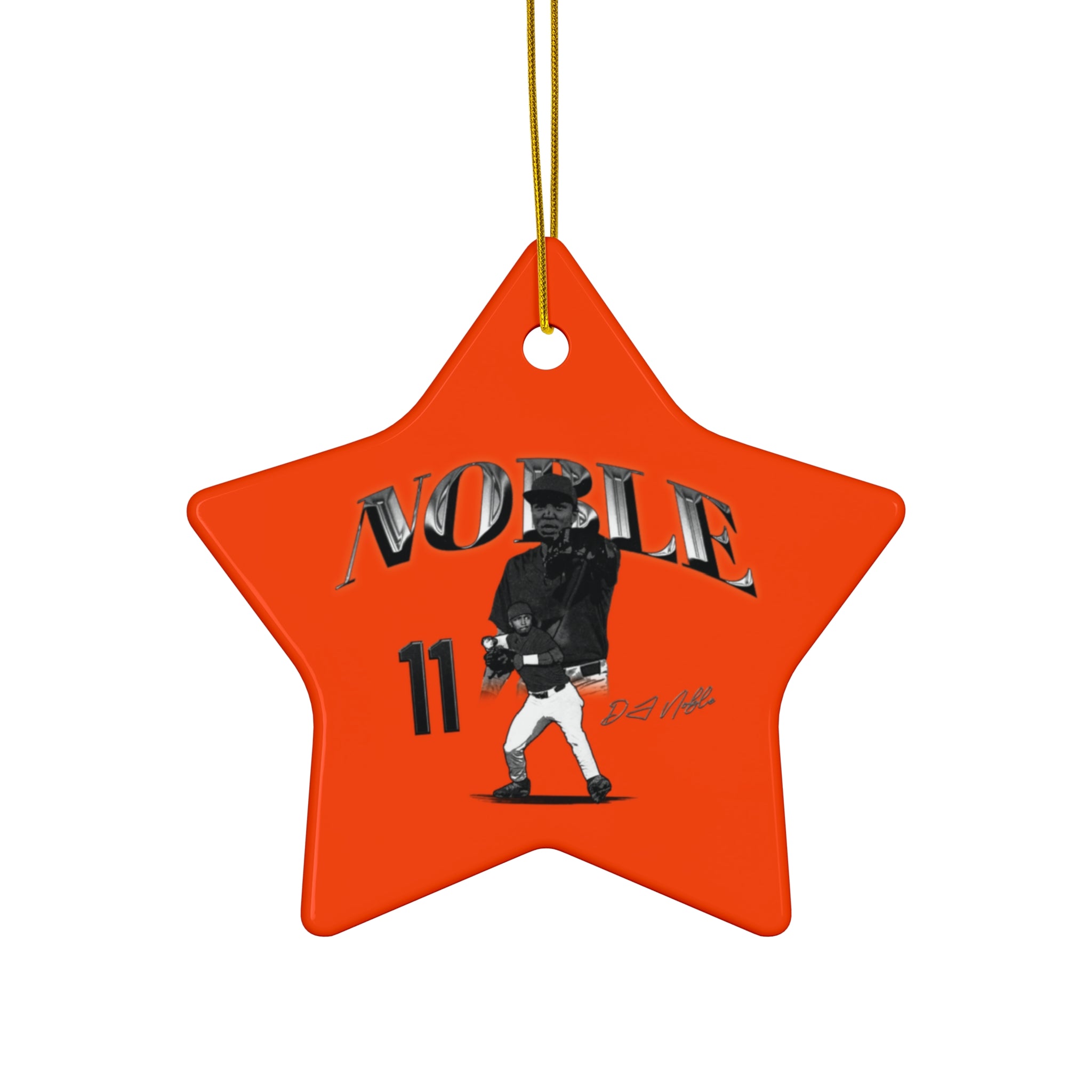 DJ Noble Ceramic Ornament