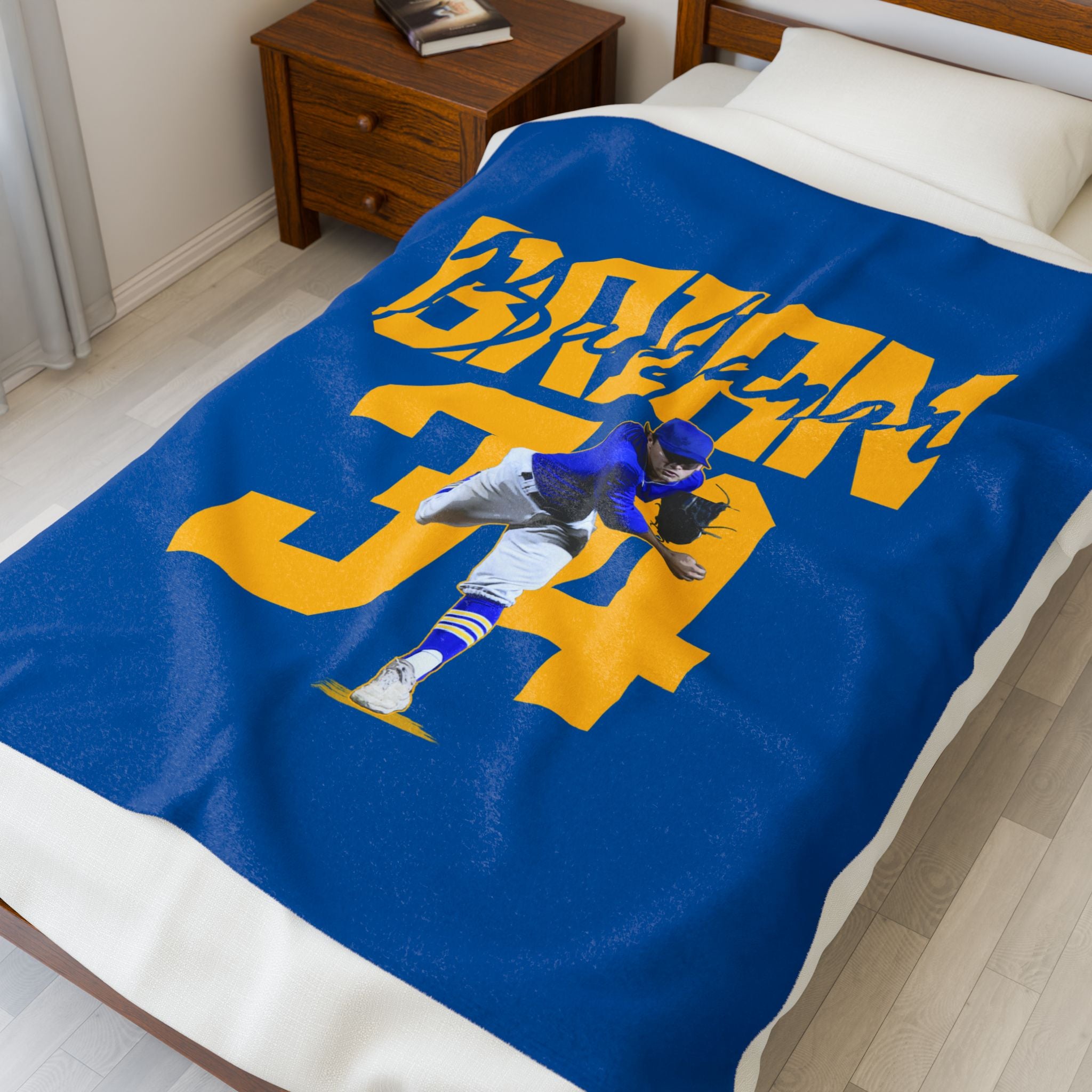 Brian Buchanan Velveteen Plush Blanket