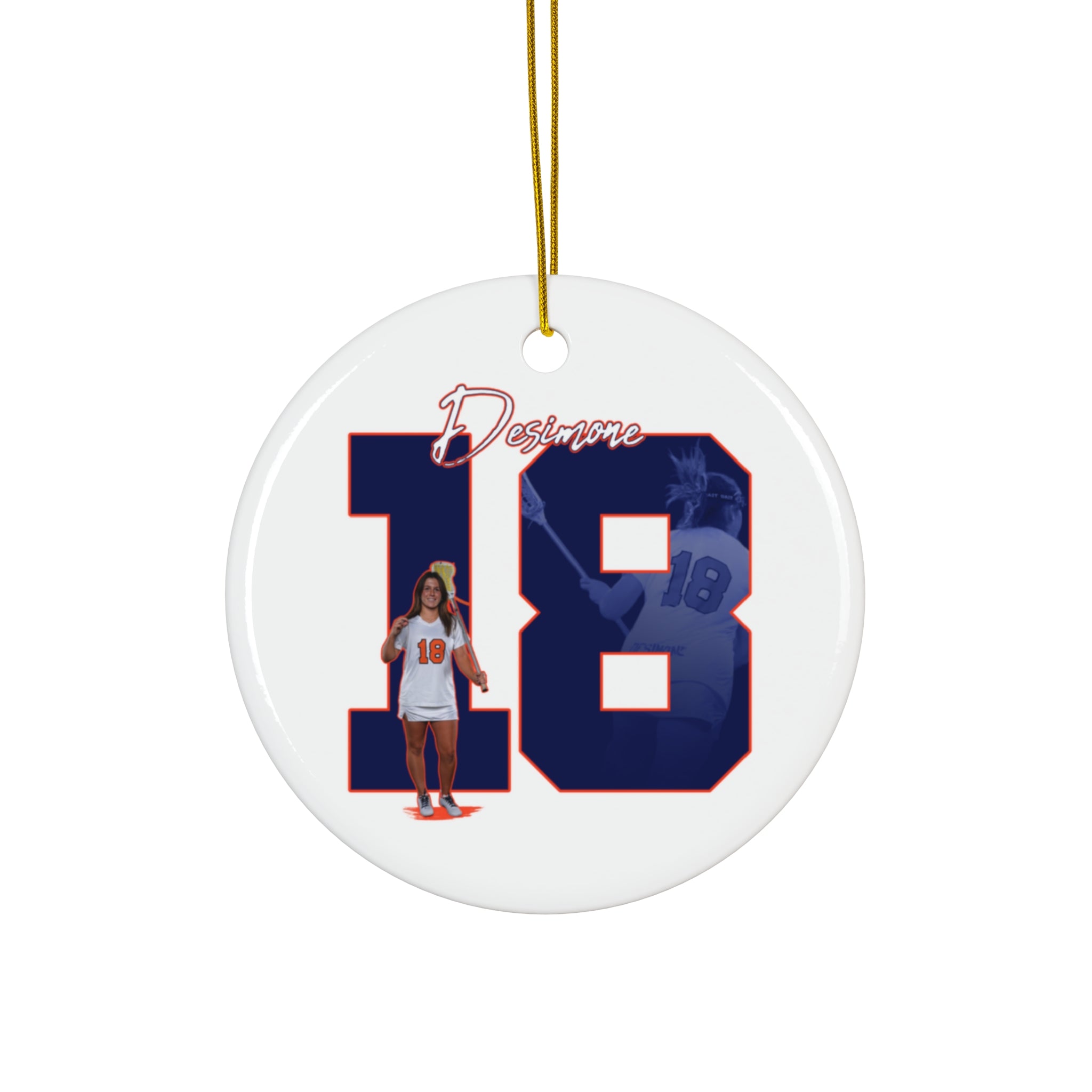 Carlie Desimone Ceramic Ornament