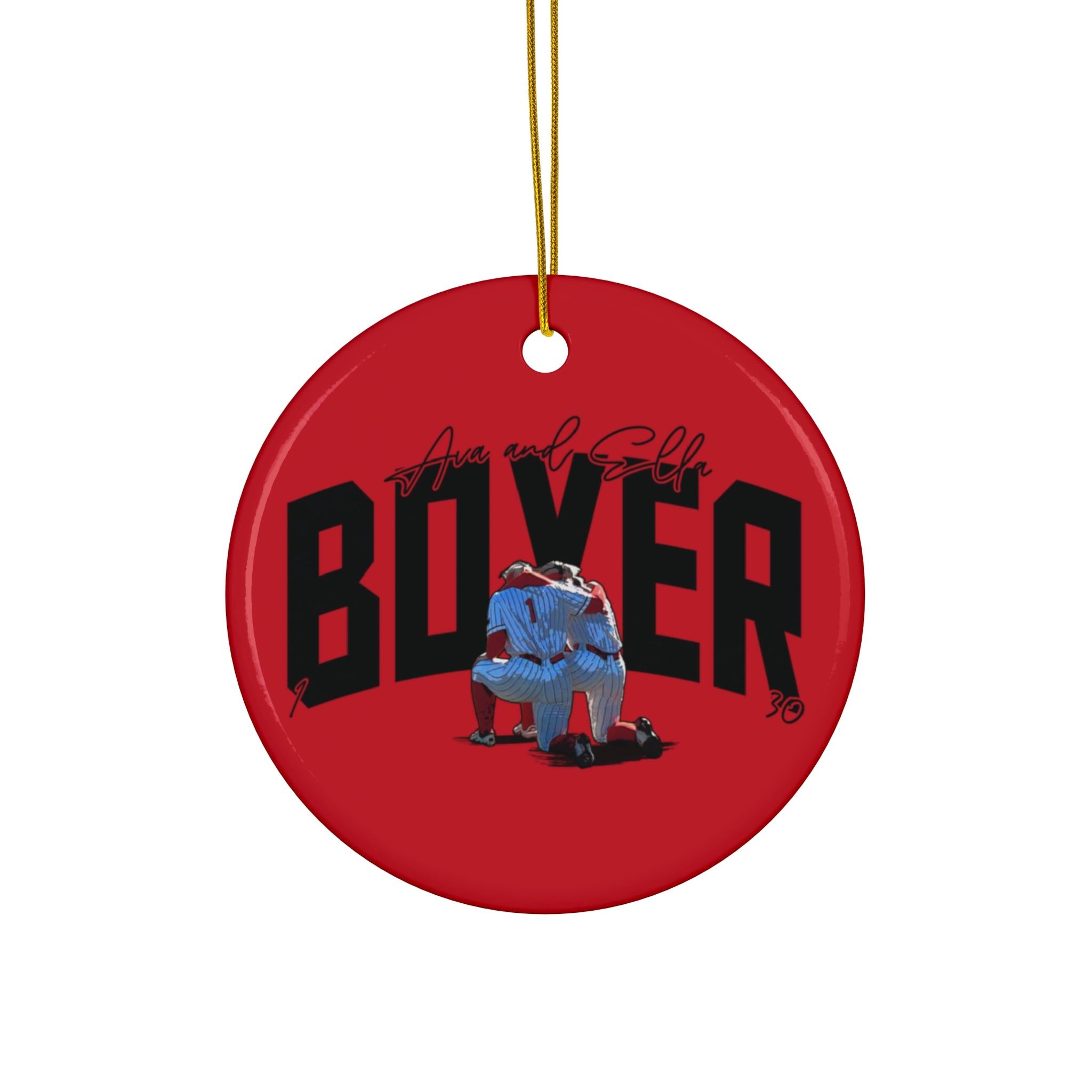Ella Boyer Ceramic Ornament