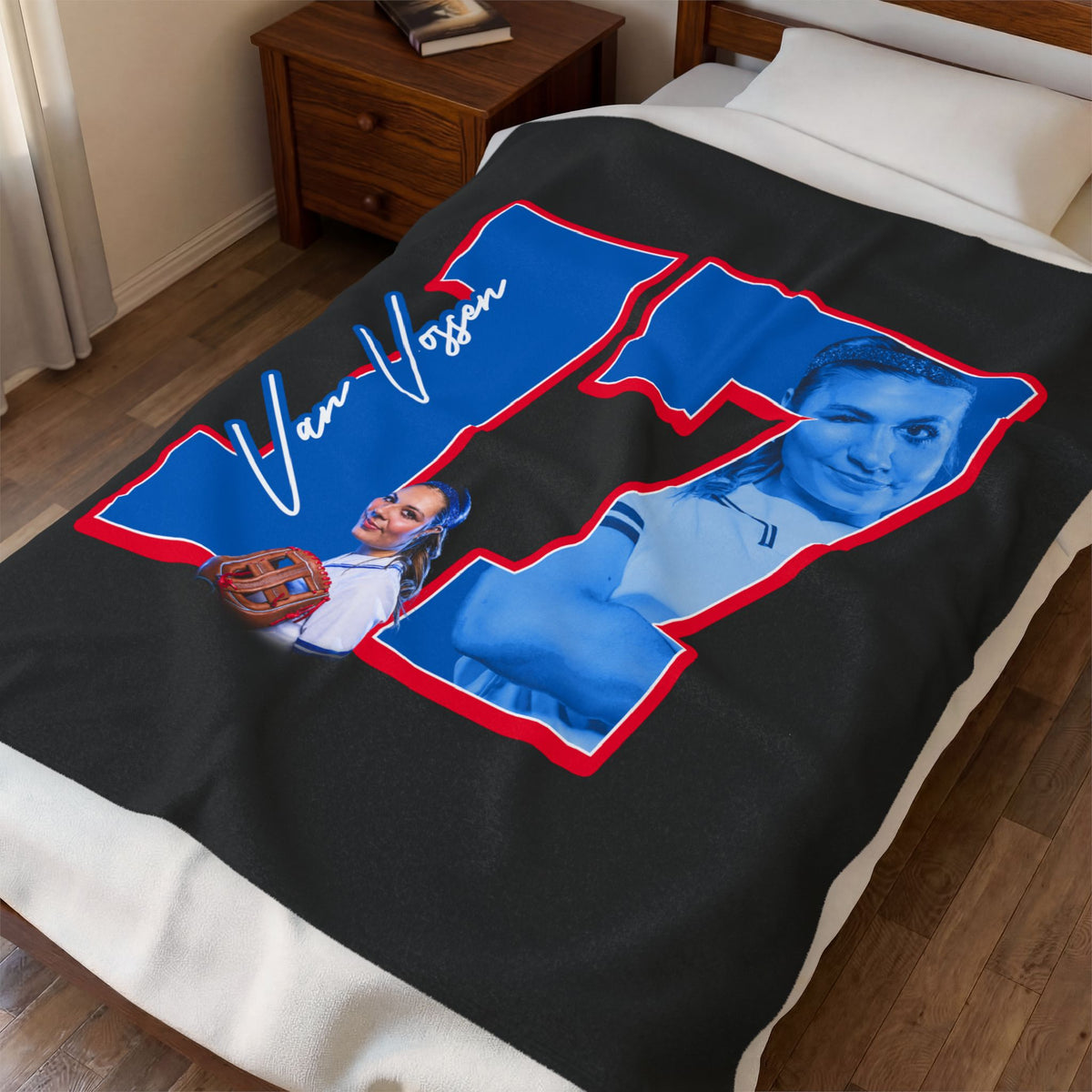 Makayla Van Vossen Velveteen Plush Blanket
