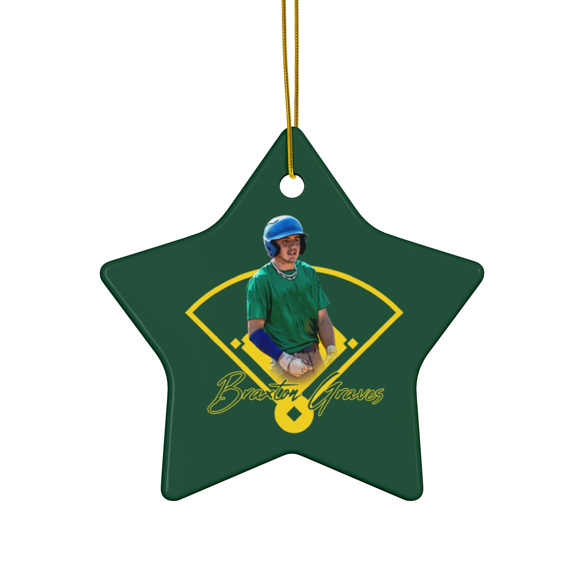 Braxton Graves Ceramic Ornament