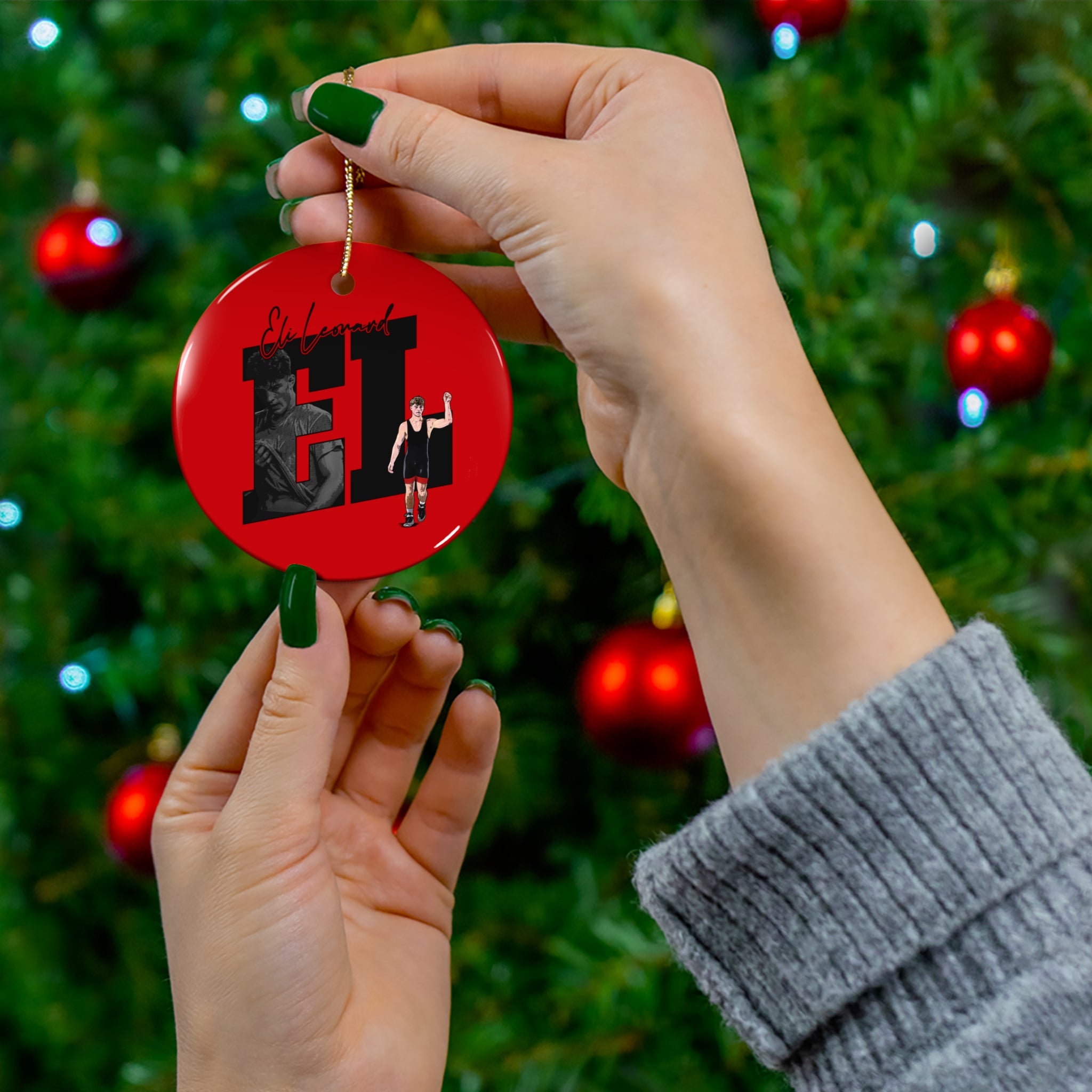 Eli Leonard Ceramic Ornament
