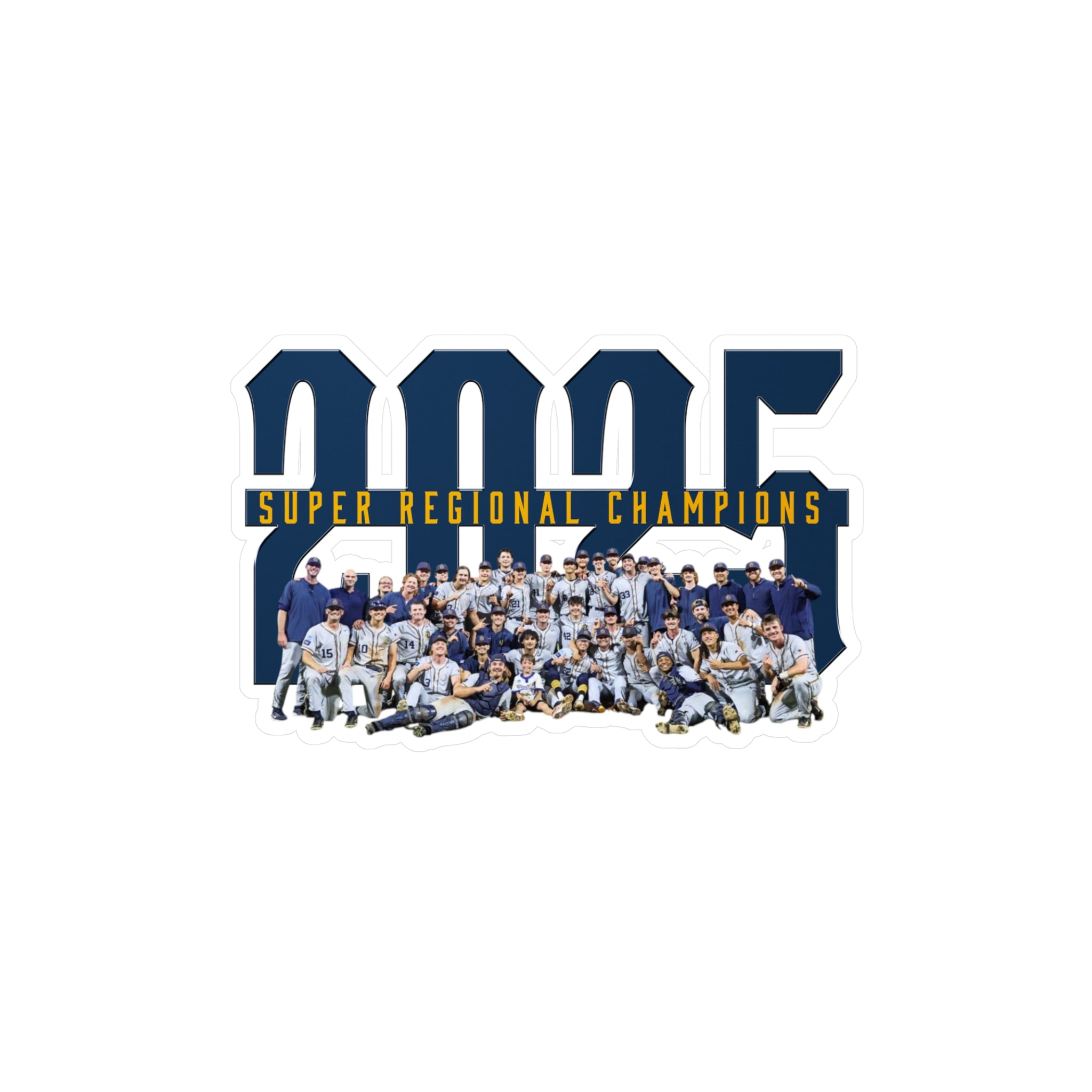 Murray State Super Regional Champs Vinyl Decals