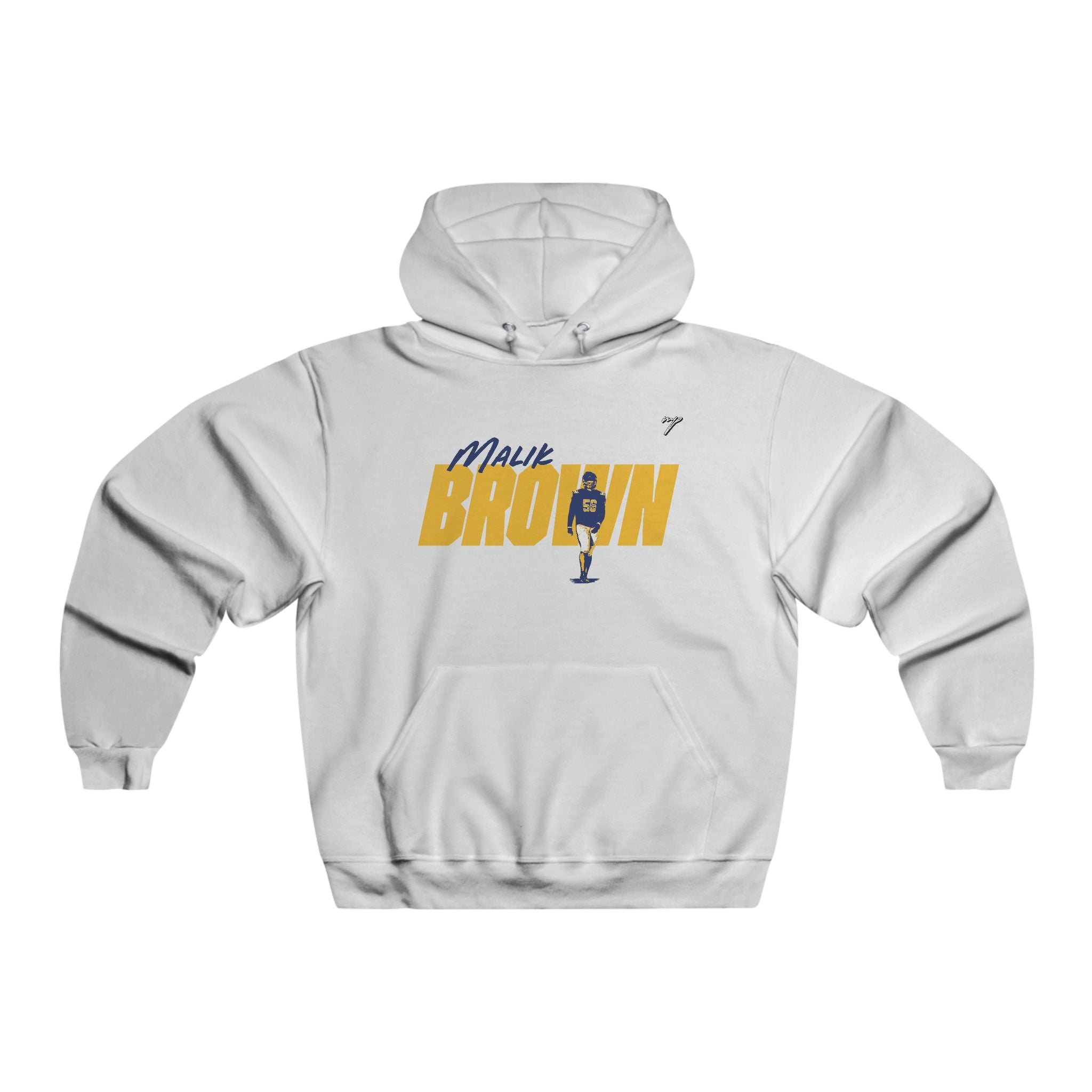 Malik Brown Vintage Hoodie