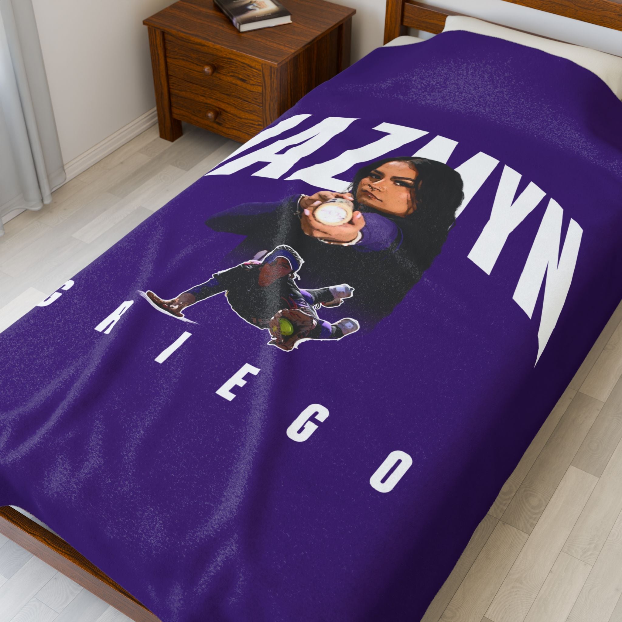 Jazmyn Griego Velveteen Plush Blanket