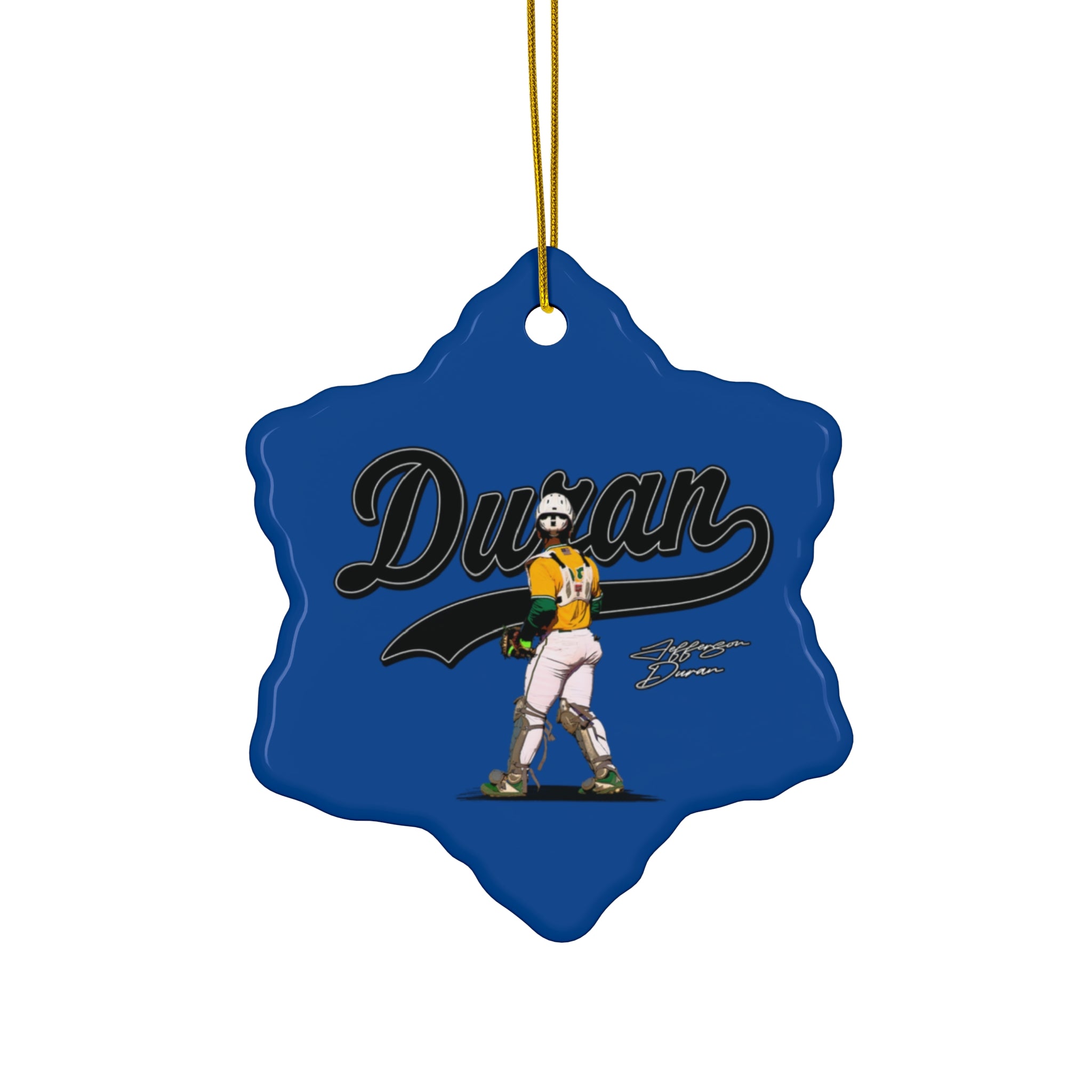 Jefferson Duran Ceramic Ornament