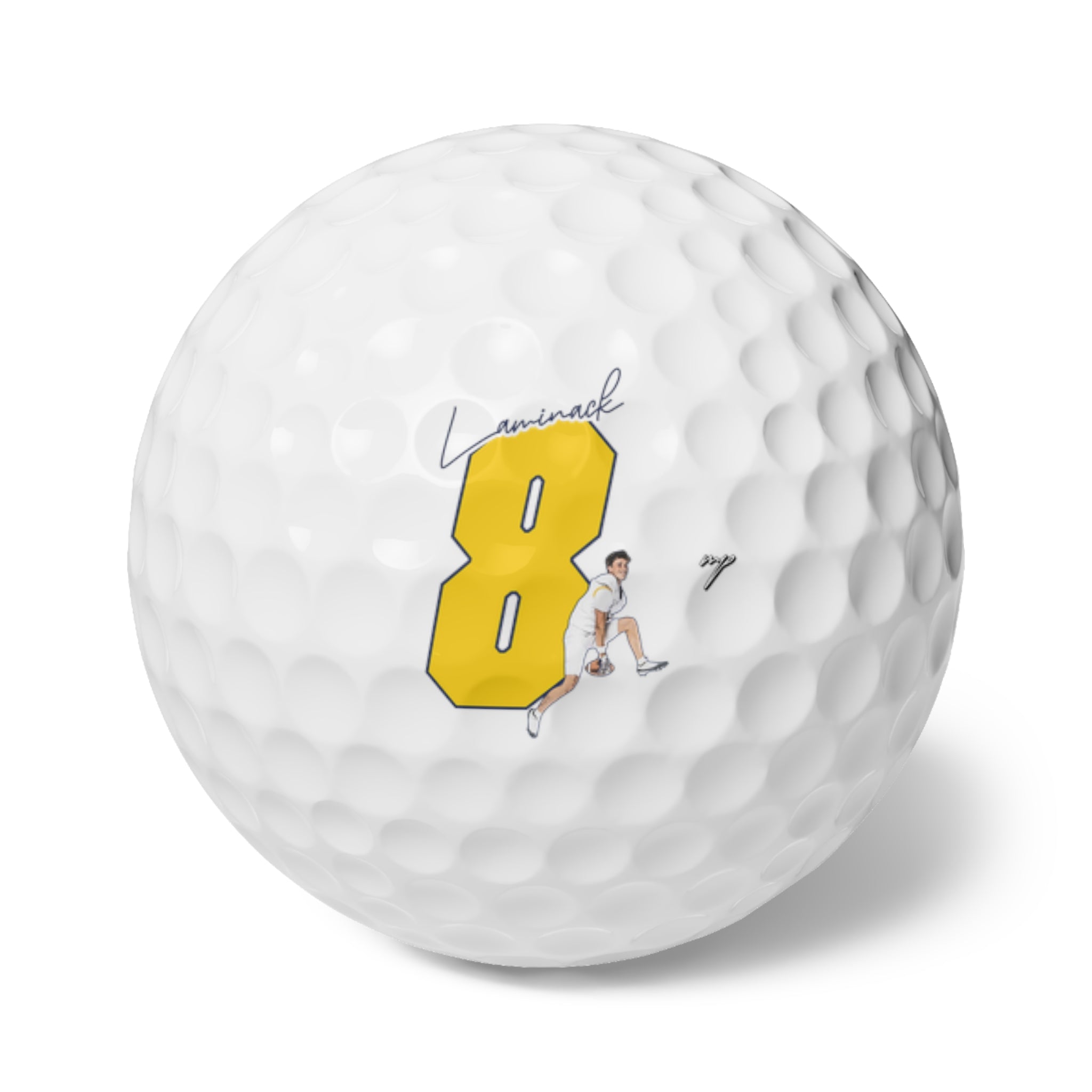 Jaxon Laminack Golf Balls, 6pc