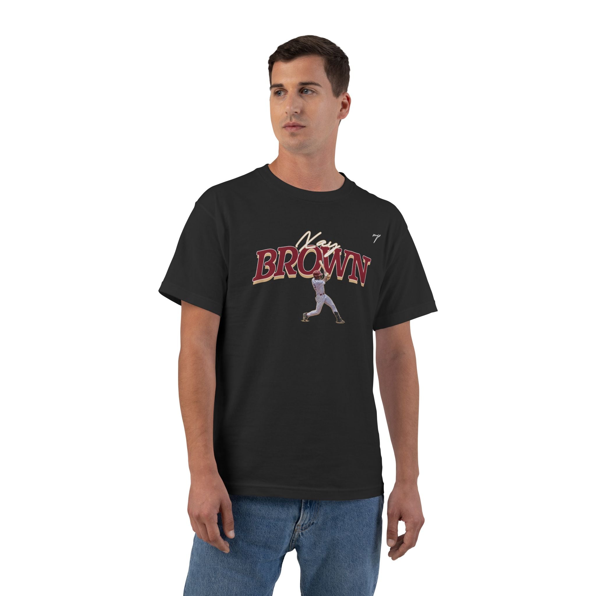 Xay Brown Vintage Tee