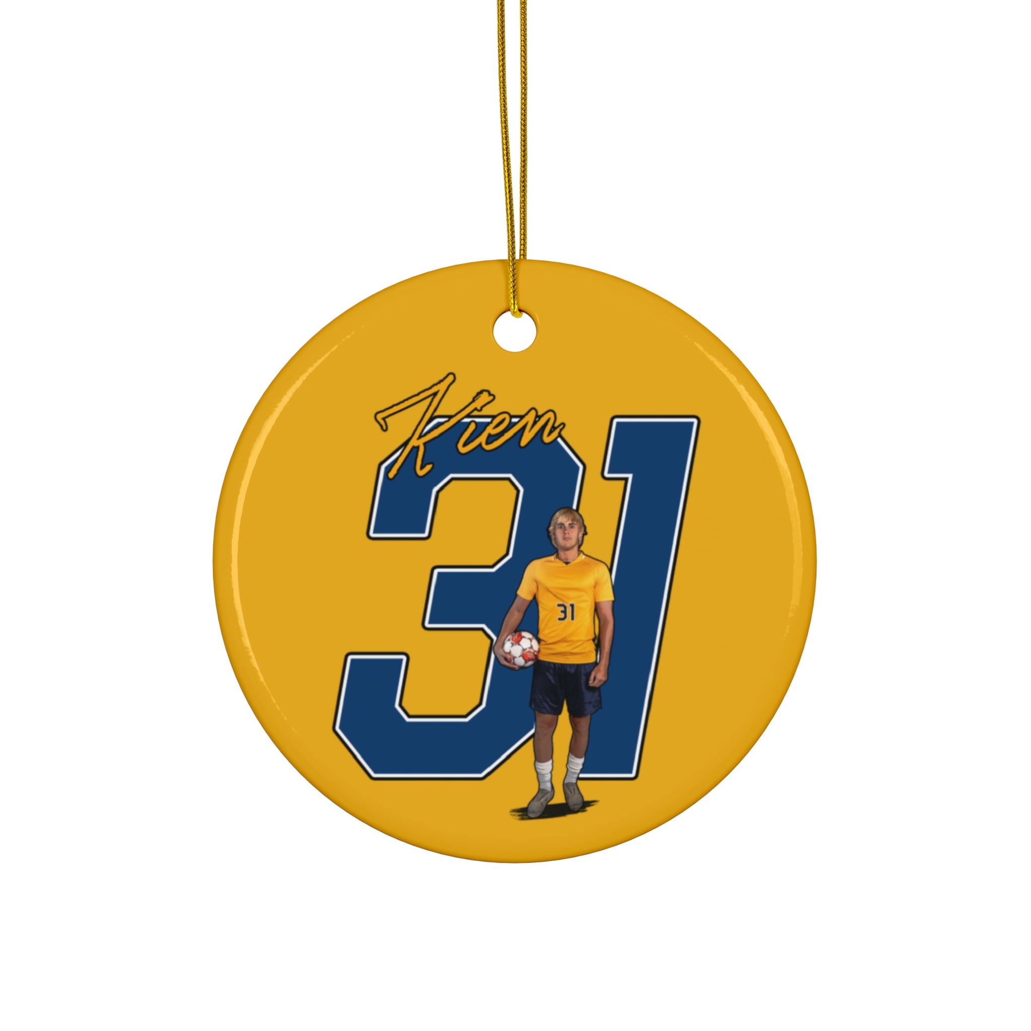 Kien Clawson Ceramic Ornament