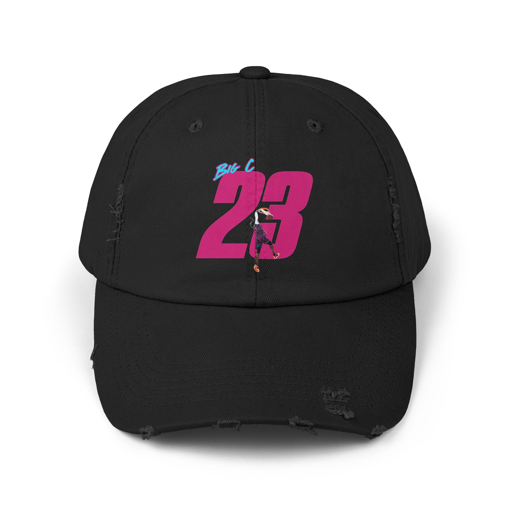 Clinton Noubissie Distressed Dad Cap