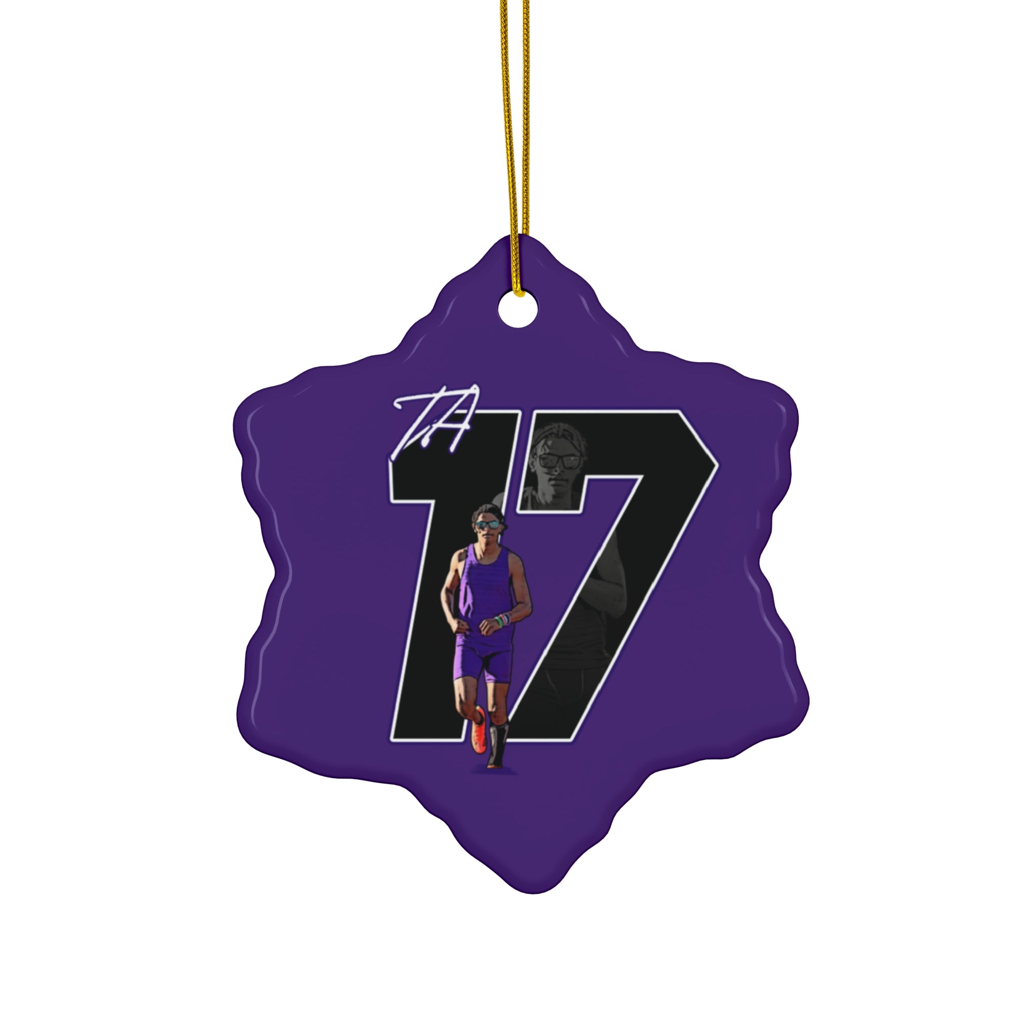 Tyler Adams Ceramic Ornament
