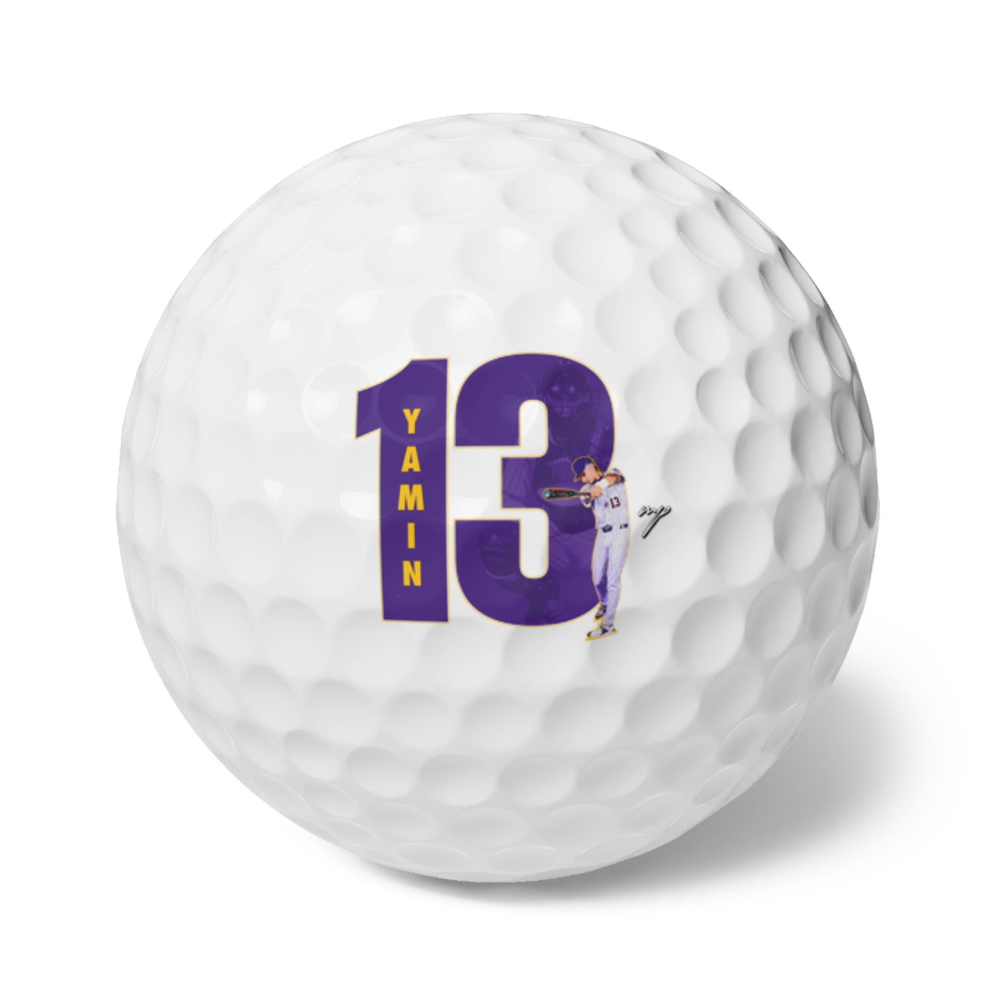 Eddie Yamin Golf Balls, 6pc