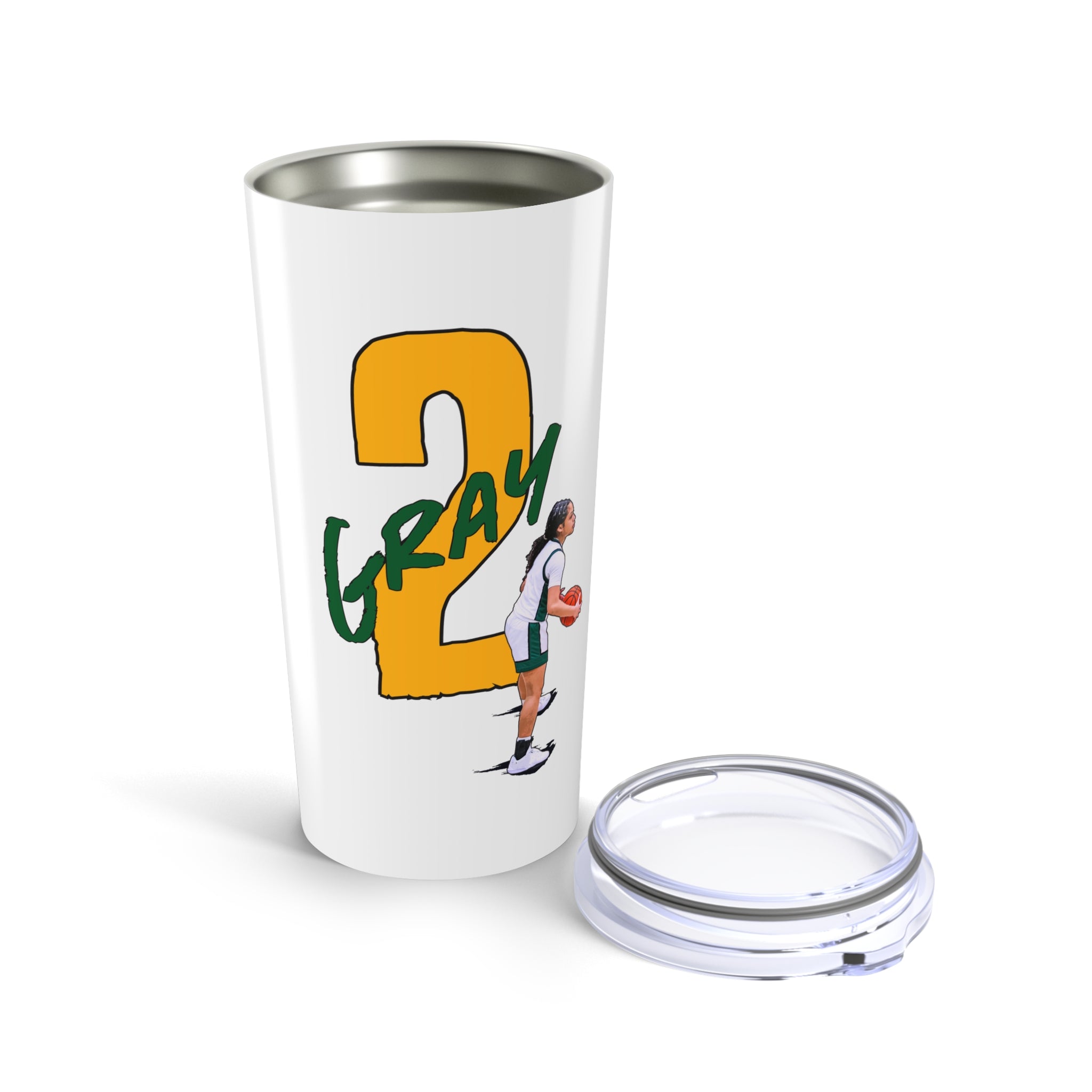 Aubriana Gray Tumbler Mug