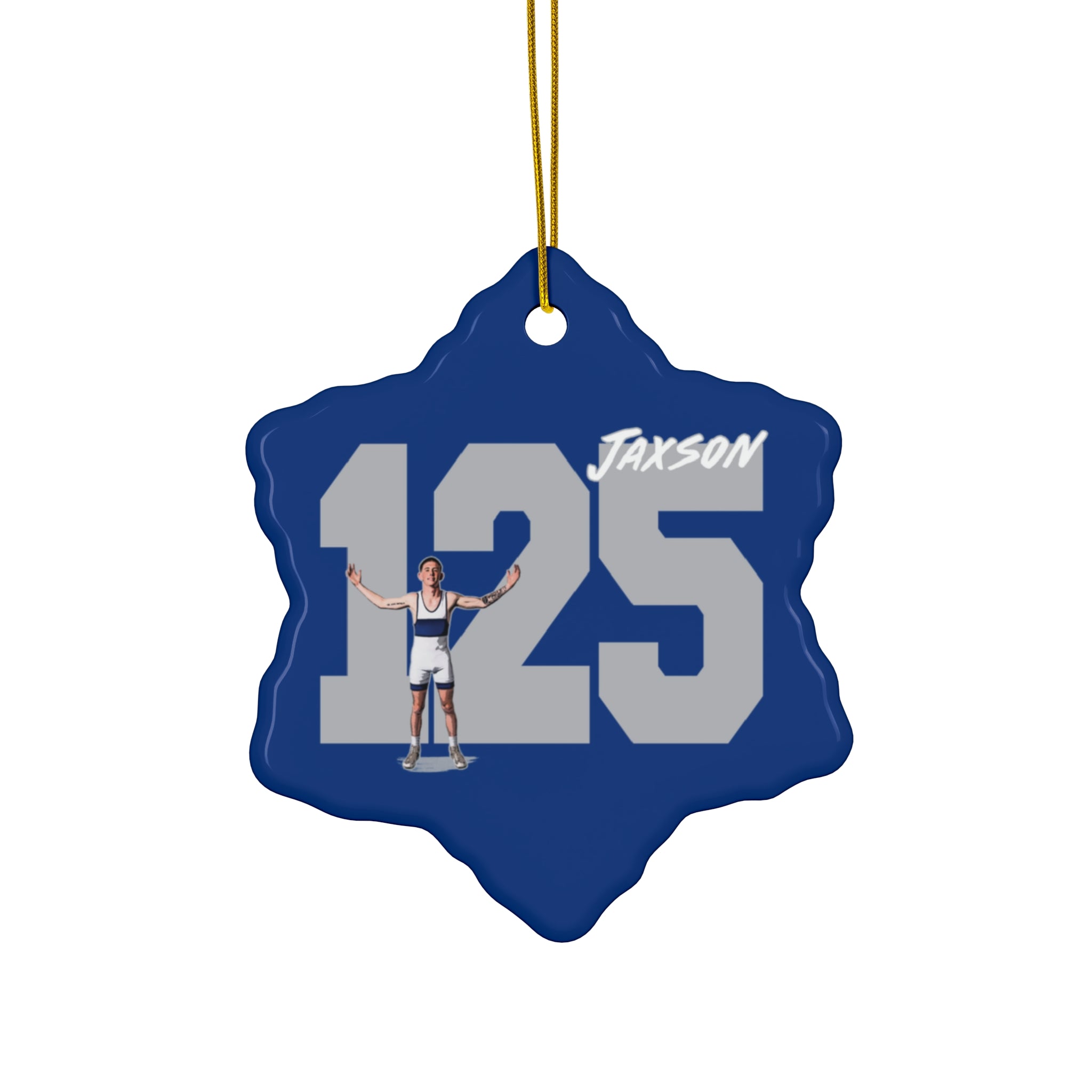 Jaxson Irvine Ceramic Ornament