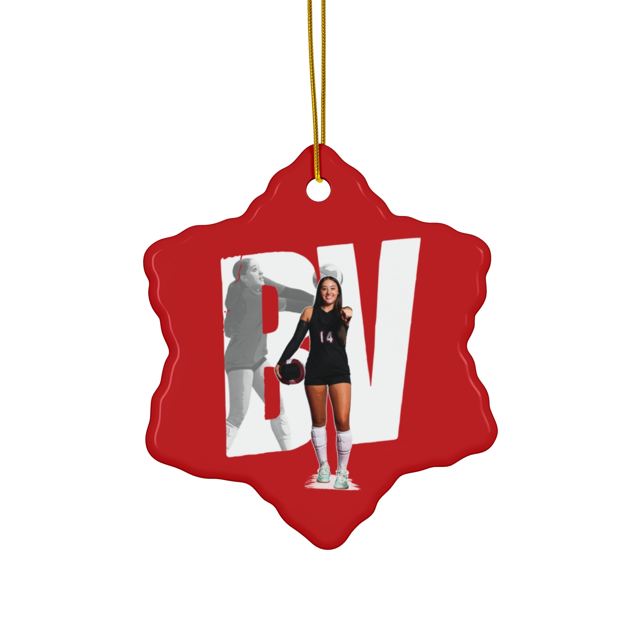 Brooklyn Vigil Ceramic Ornament